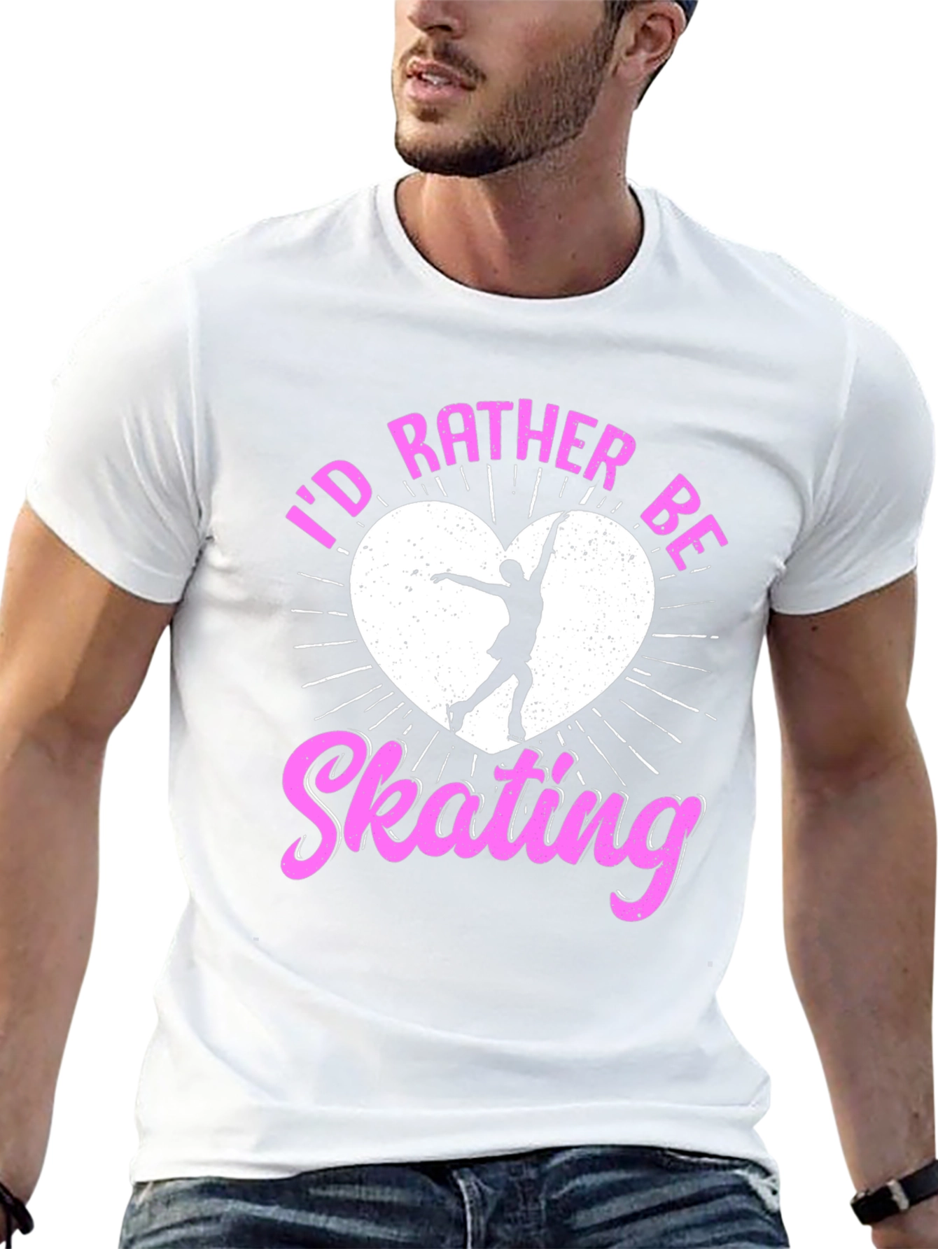 Id Rather Be Skating Graphic Tee