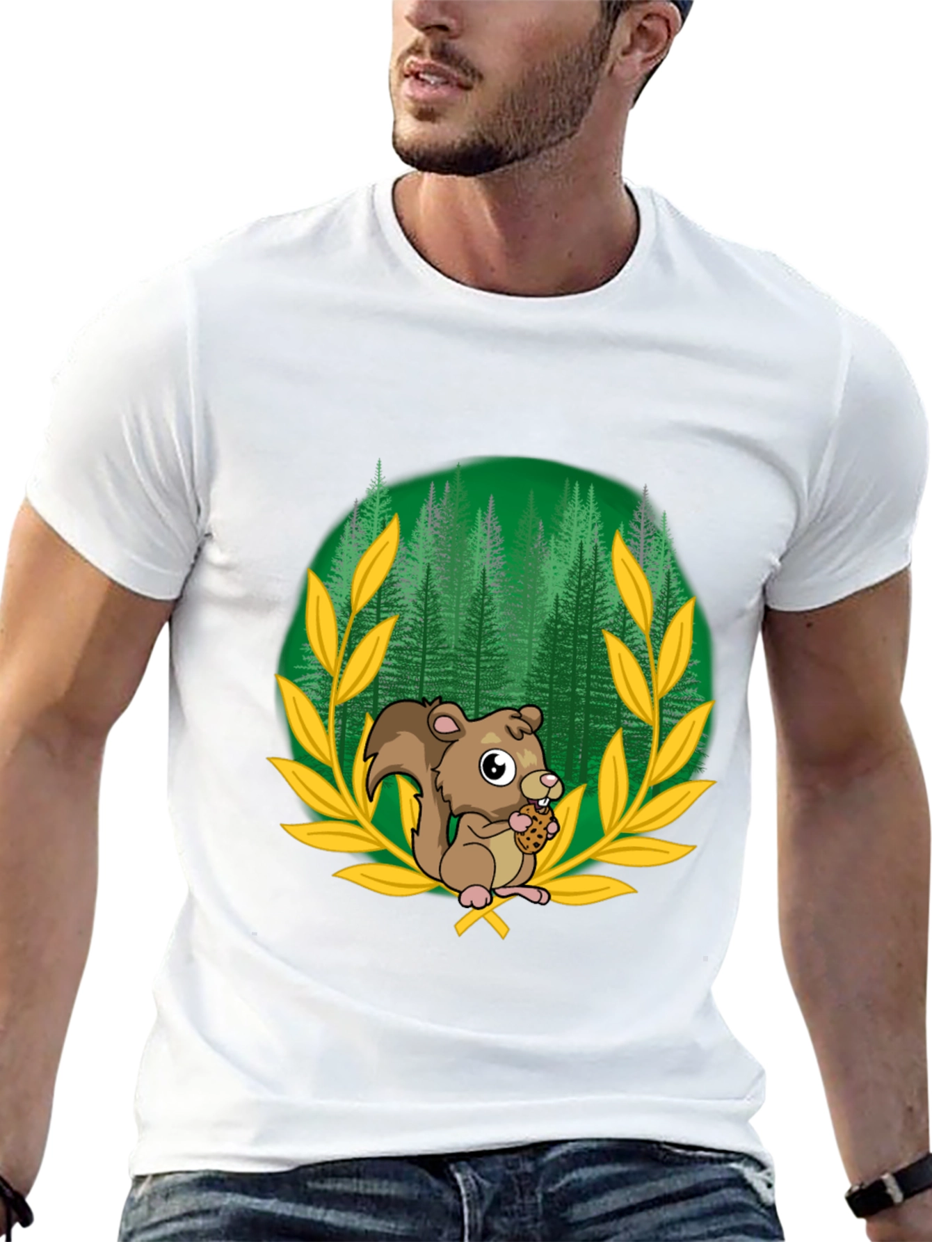 Squirrel Forest Graphic Tee