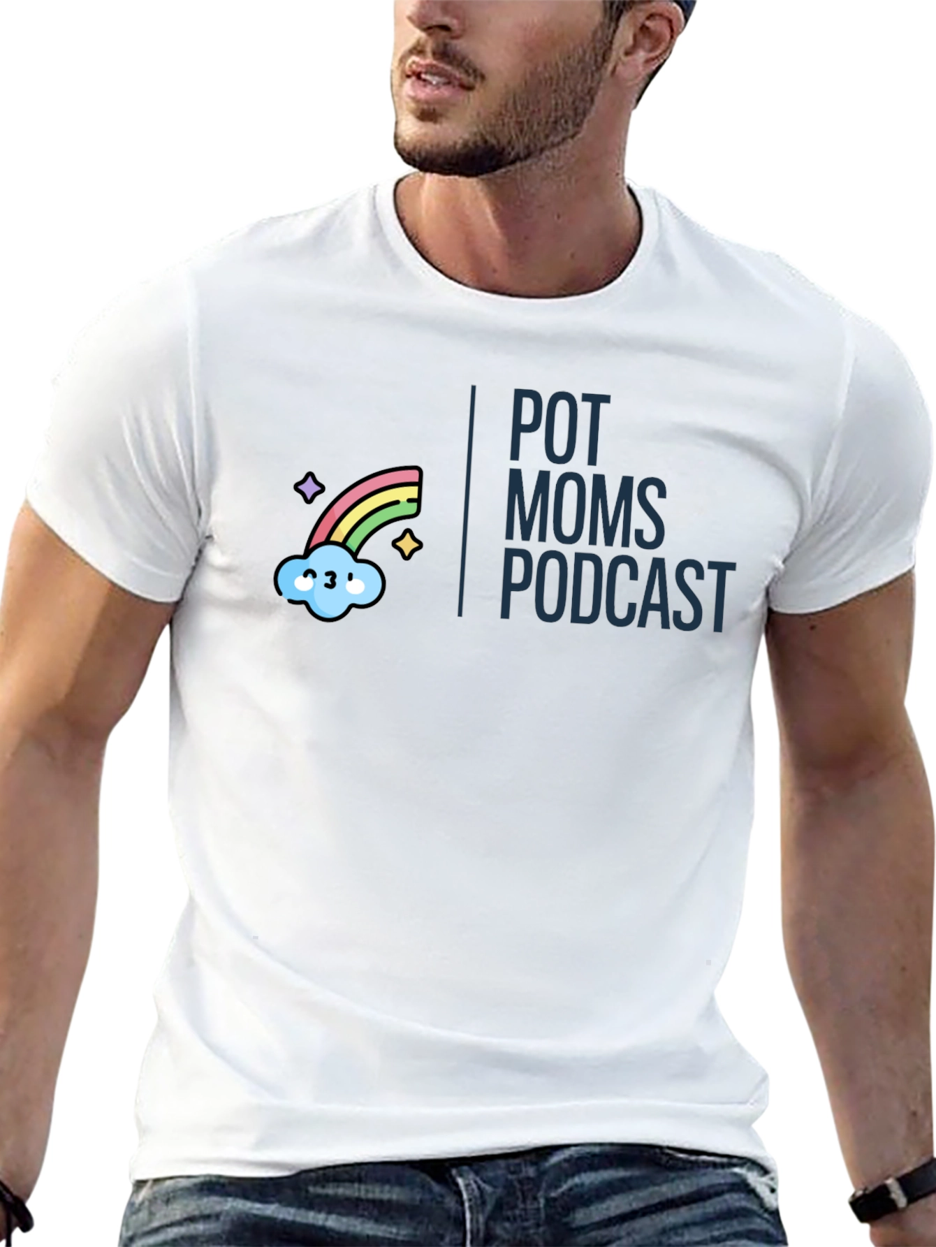Pot Moms Podcast Graphic T-Shirt