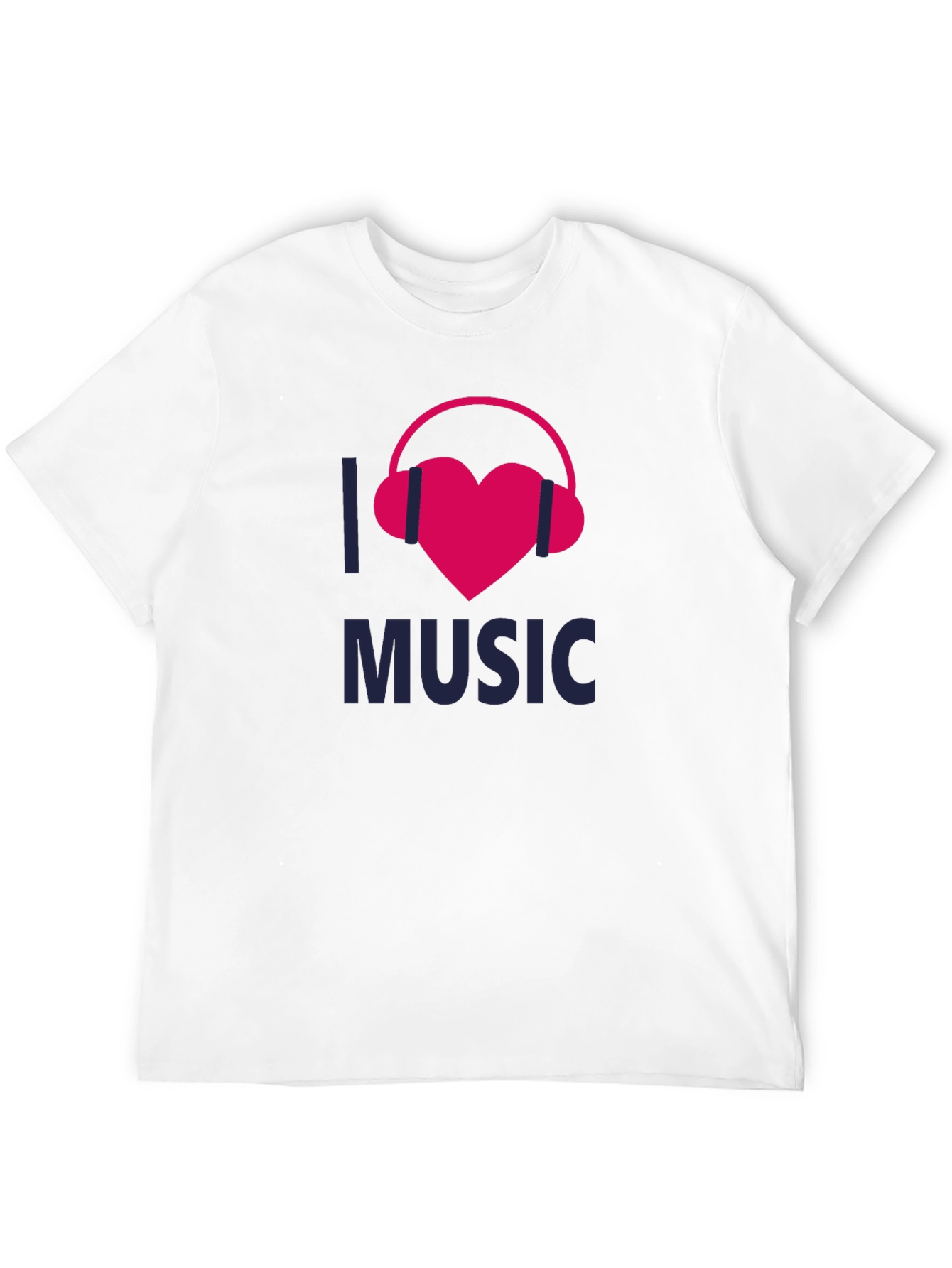 I Love Music Black T-Shirt