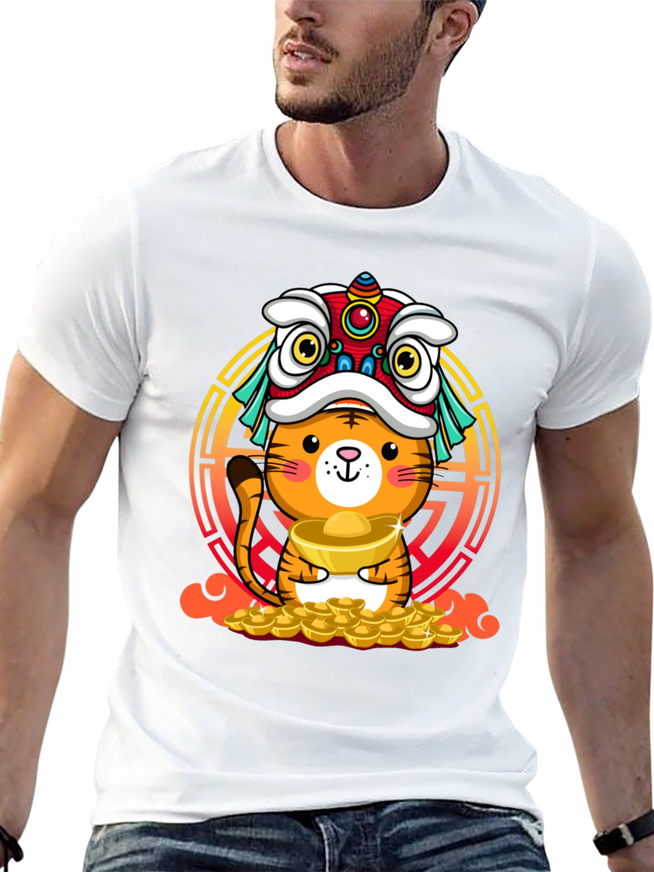 Lucky Tiger Tee - Chinese New Year