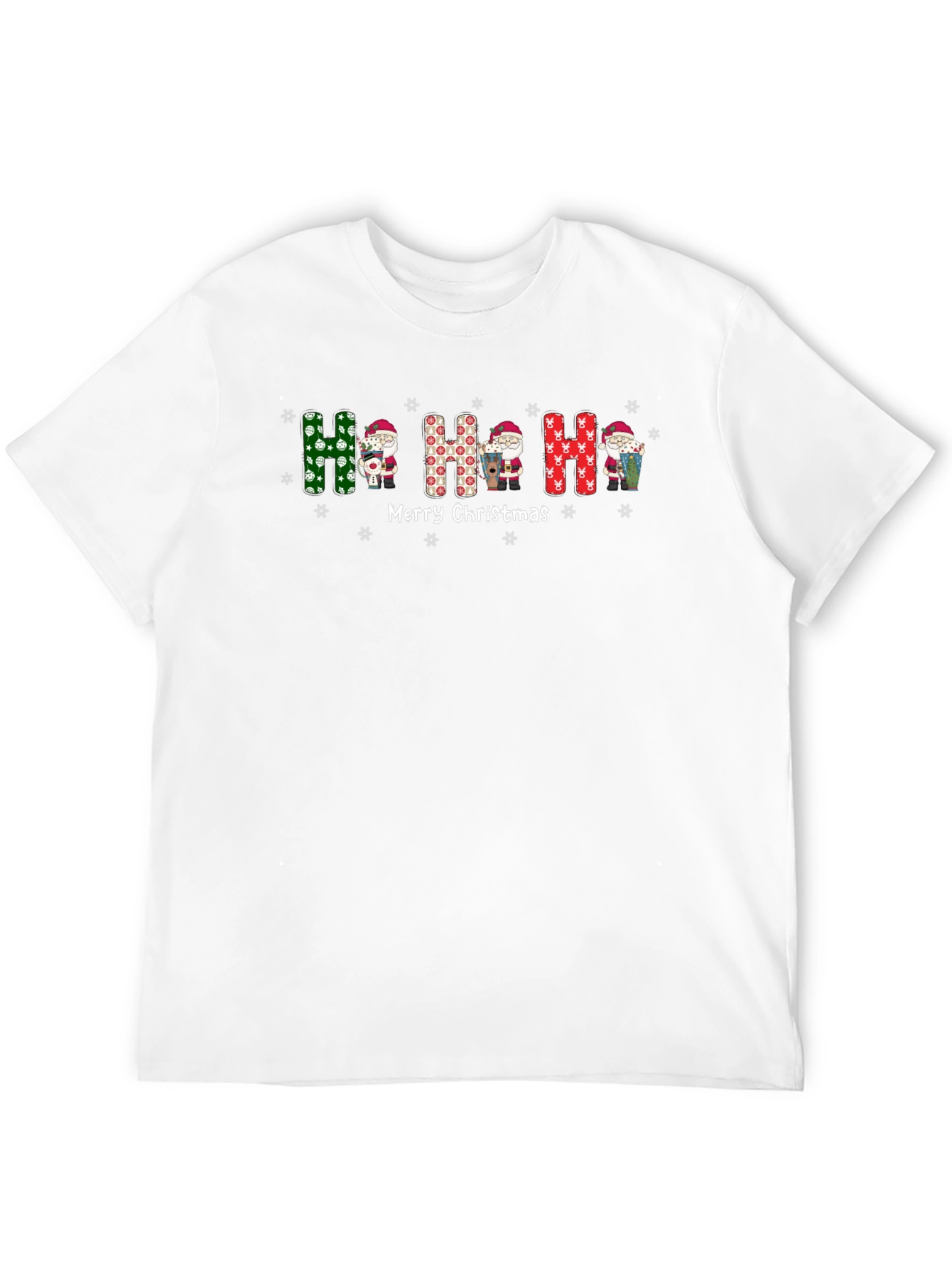 Festive Ho Ho Ho Merry Christmas T-Shirt