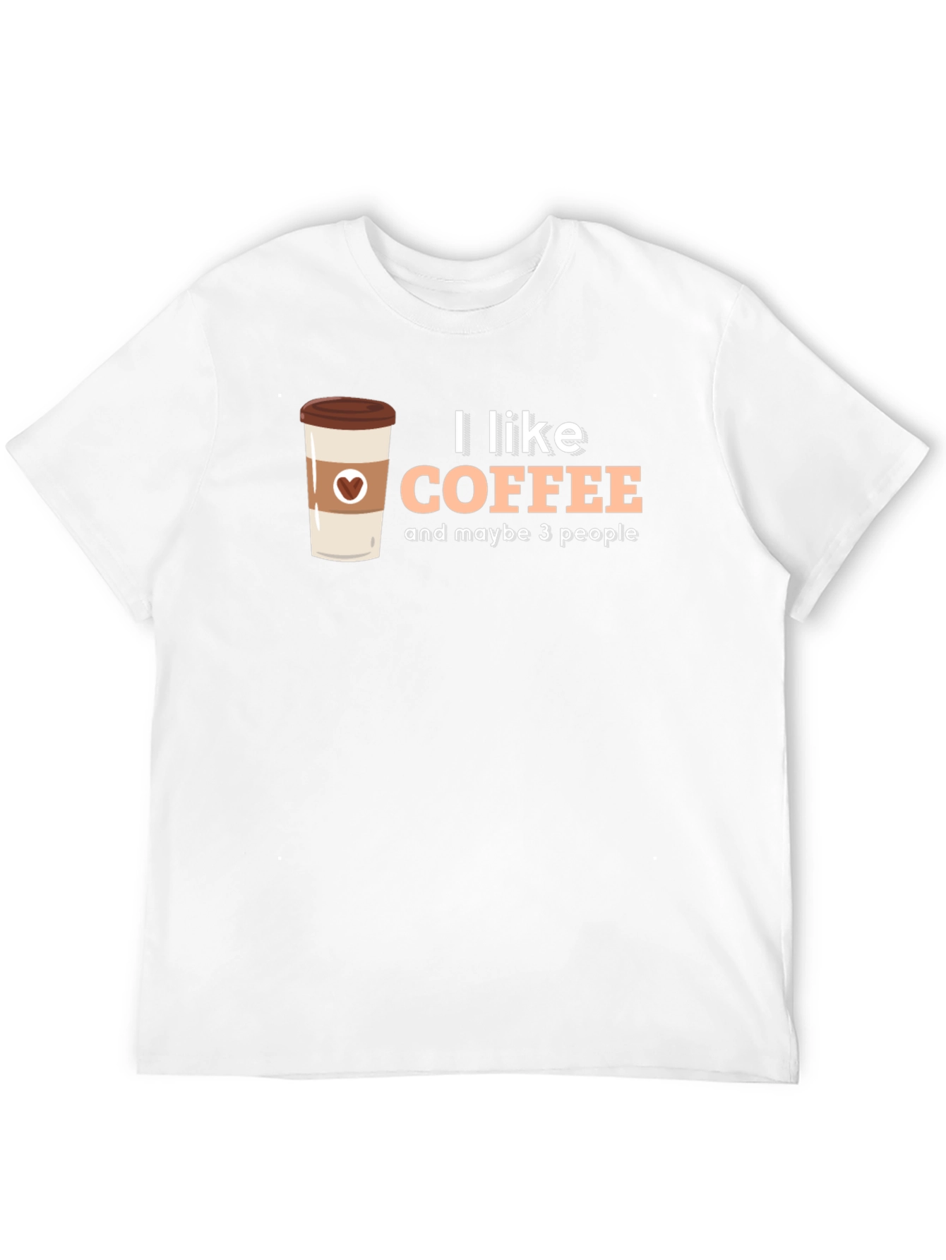 I Like Coffee Graphic T-Shirt - Soft Cotton Blend