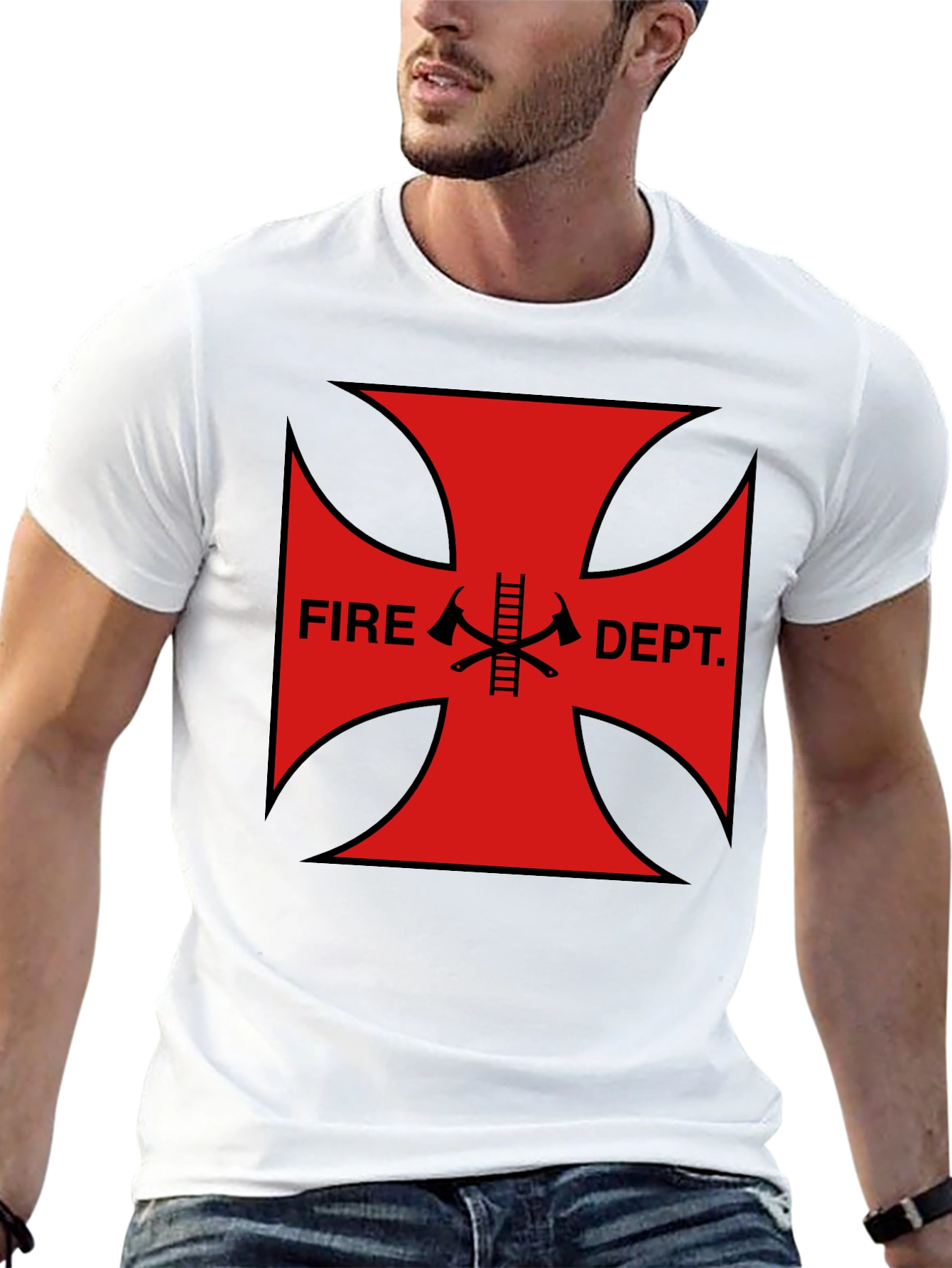 Fire Dept. Maltase Cross T-Shirt