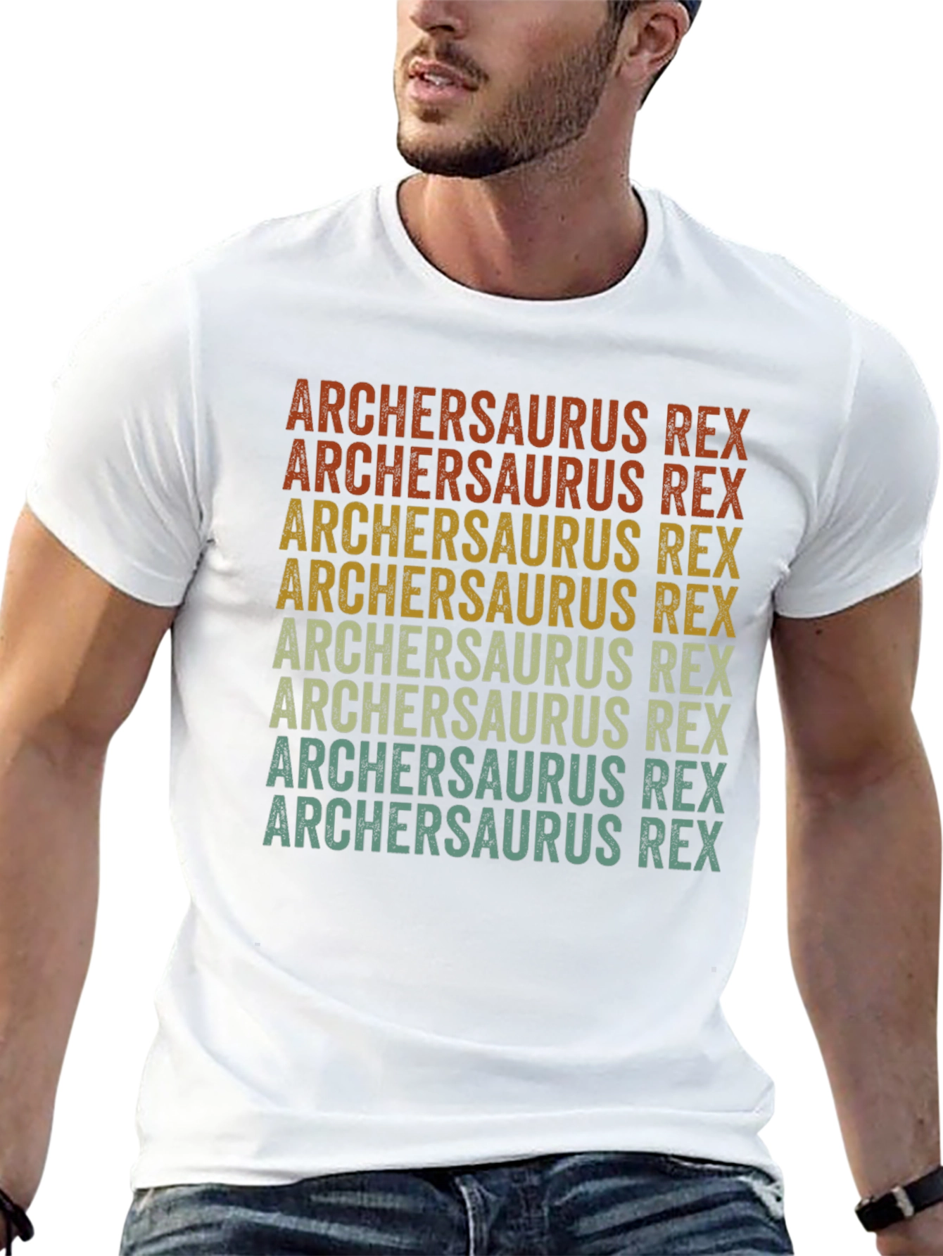 Archersaurus Rex Retro T-Shirt