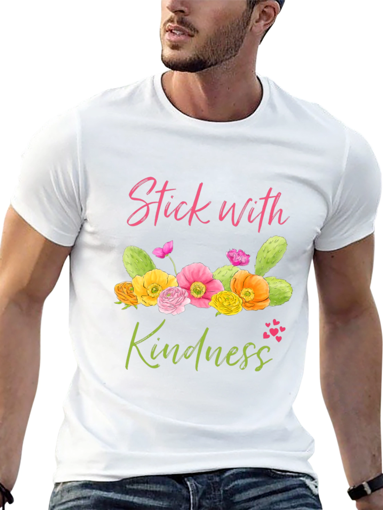 Stick With Kindness Graphic T-Shirt