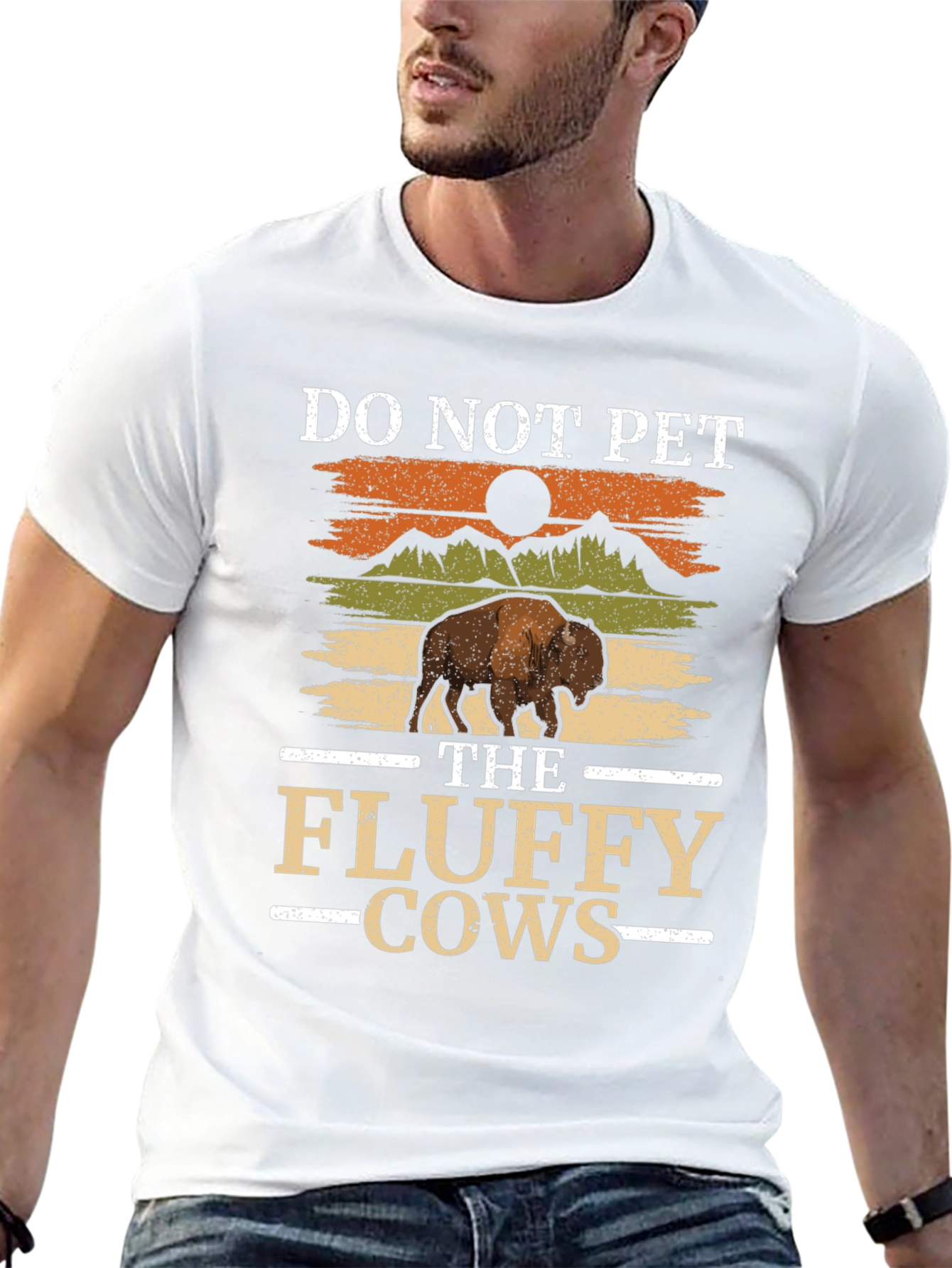 Do Not Pet Fluffy Cows T-Shirt