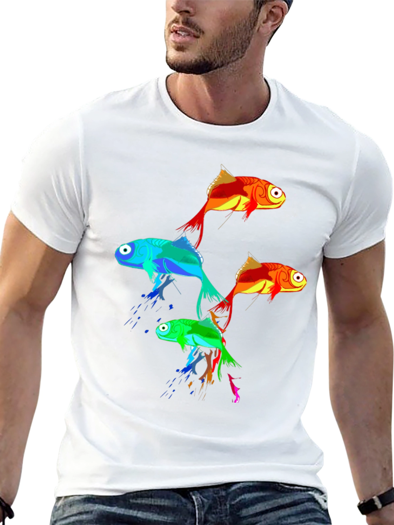 Funky Fish Graphic Tee