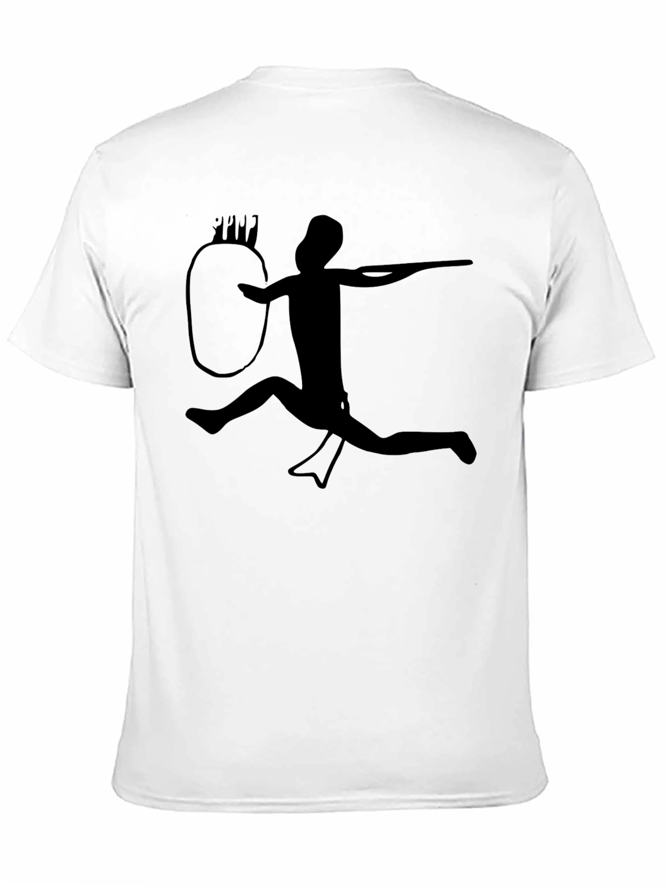 Silhouette Archer Black Graphic T-Shirt