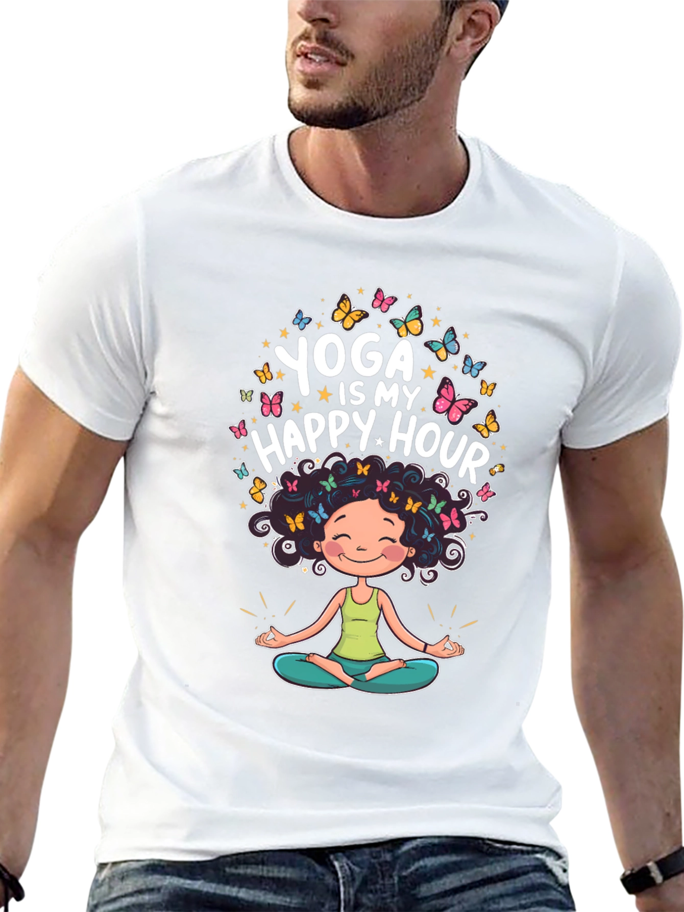 Yoga is My Happy Hour T-Shirt