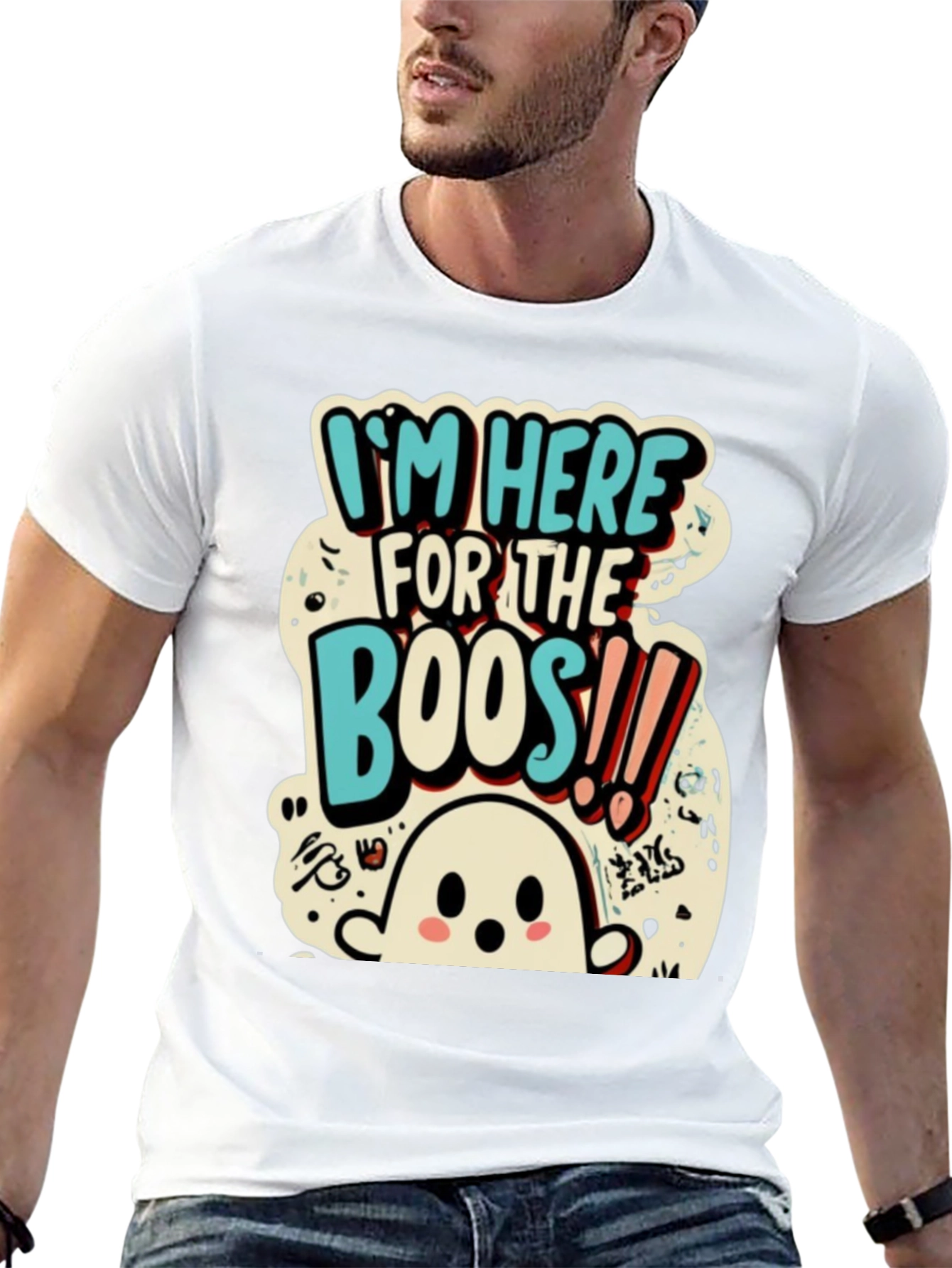 Im Here for the Boos Halloween Graphic Tee