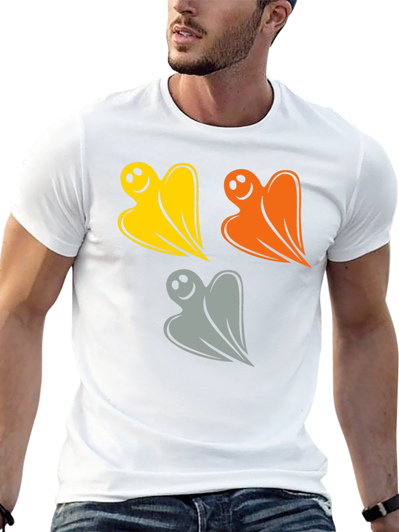 Halloween Ghost T-Shirt Spooky Season Unisex