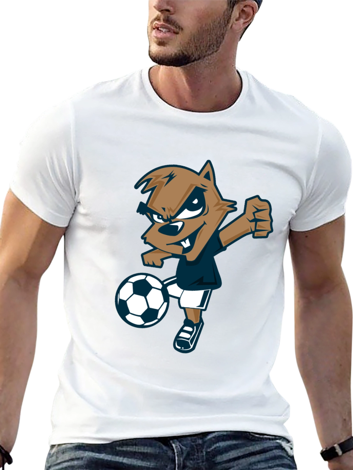 Cartoon Soccer T-Shirt
