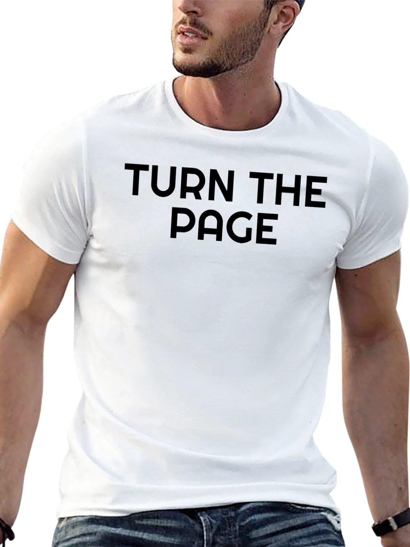 Turn the Page Graphic T-Shirt - Black