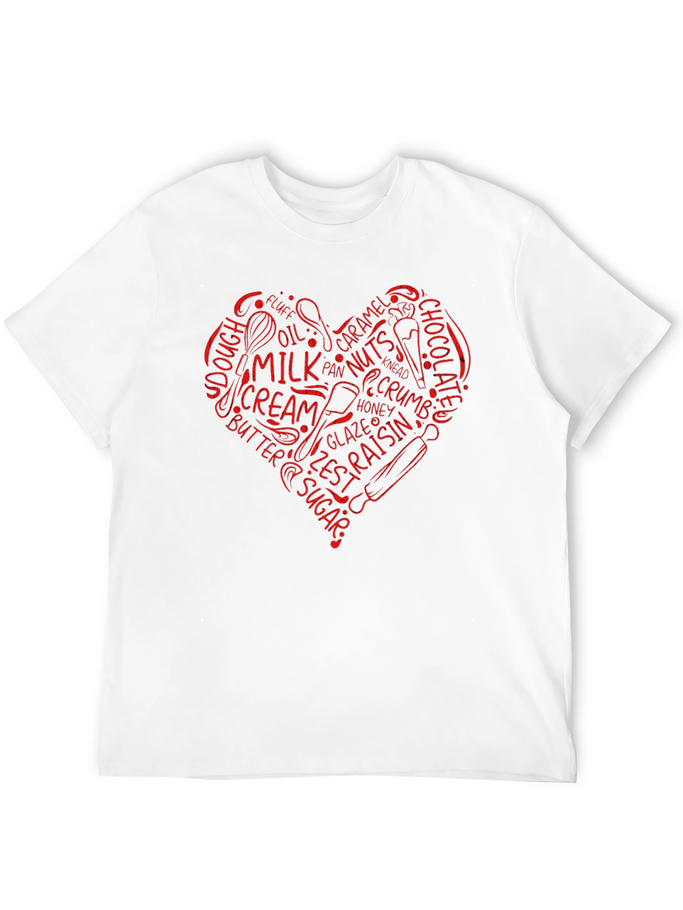 Baking Lovers Heart T-Shirt