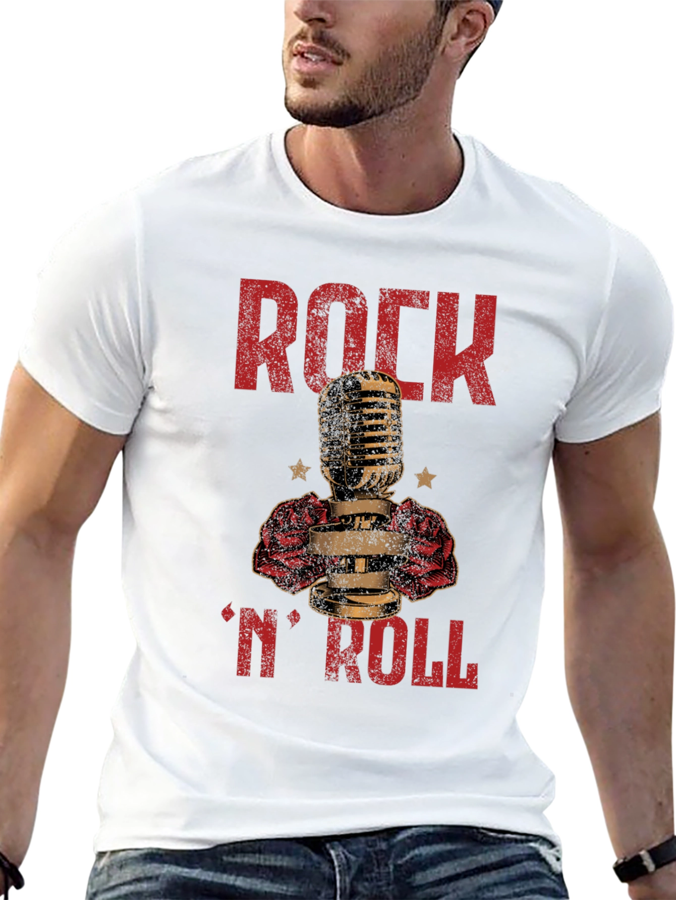 Rock N Roll Graphic T-Shirt