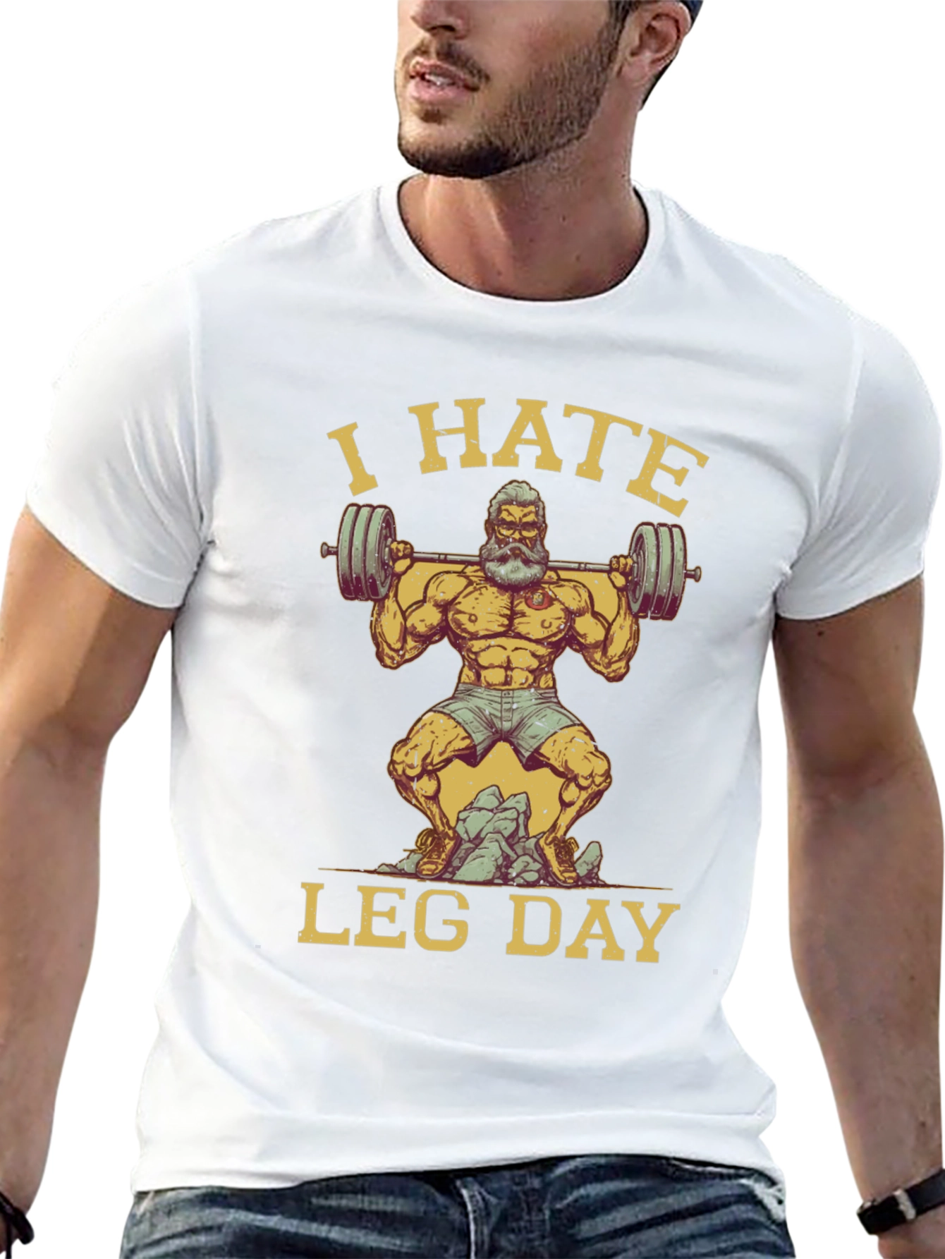 I Hate Leg Day Graphic T-Shirt