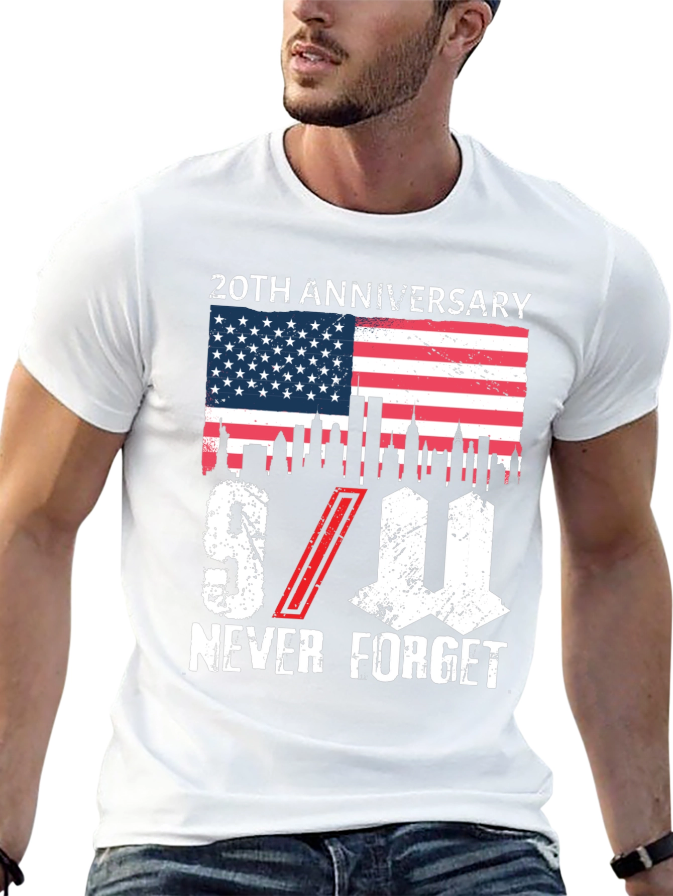 9/11 20th Anniversary Never Forget T-Shirt