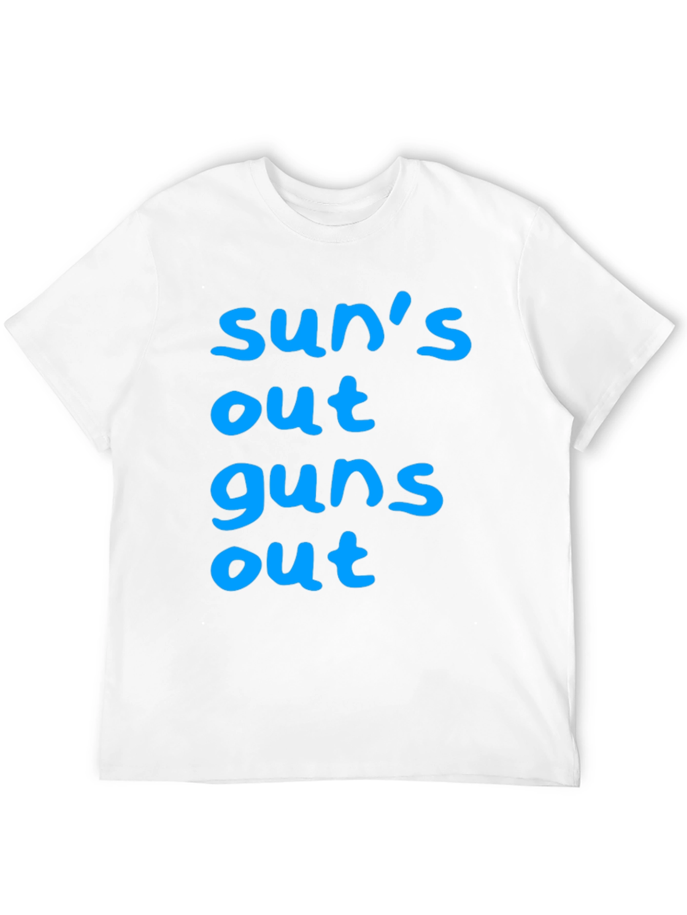 Suns Out Guns Out Black T-Shirt