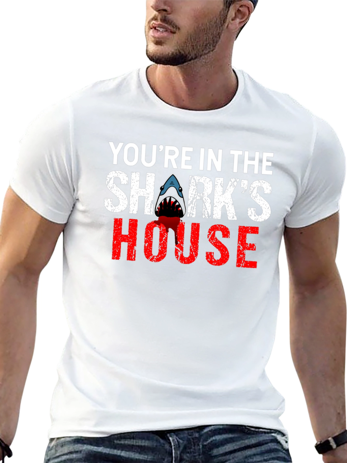 Sharks House Graphic Tee