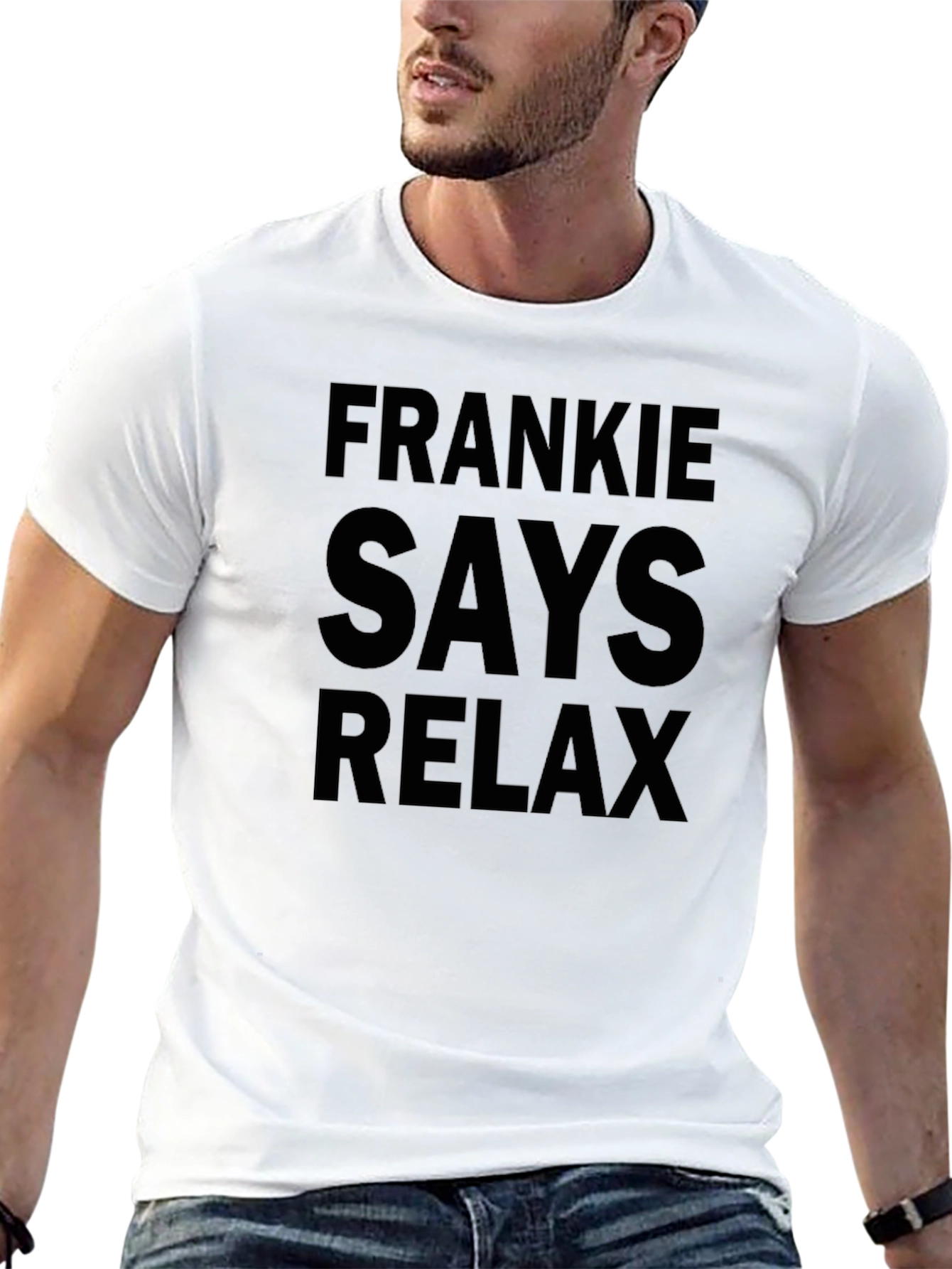 Frankie Says Relax Black T-Shirt