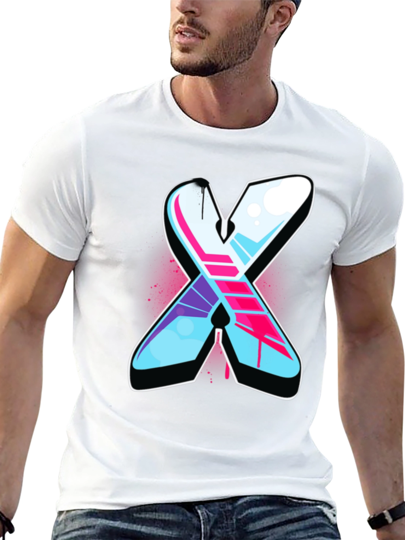 Graffiti X Graphic Tee - Urban Style