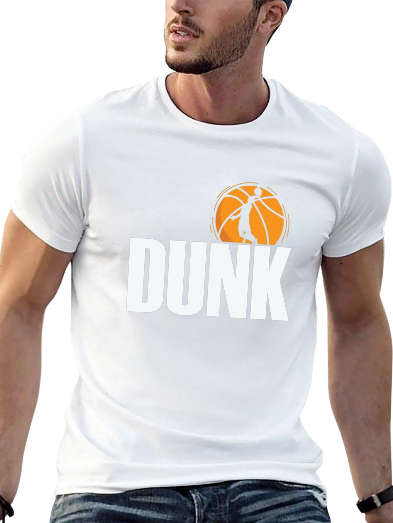 DUNK Basketball Graphic T-Shirt