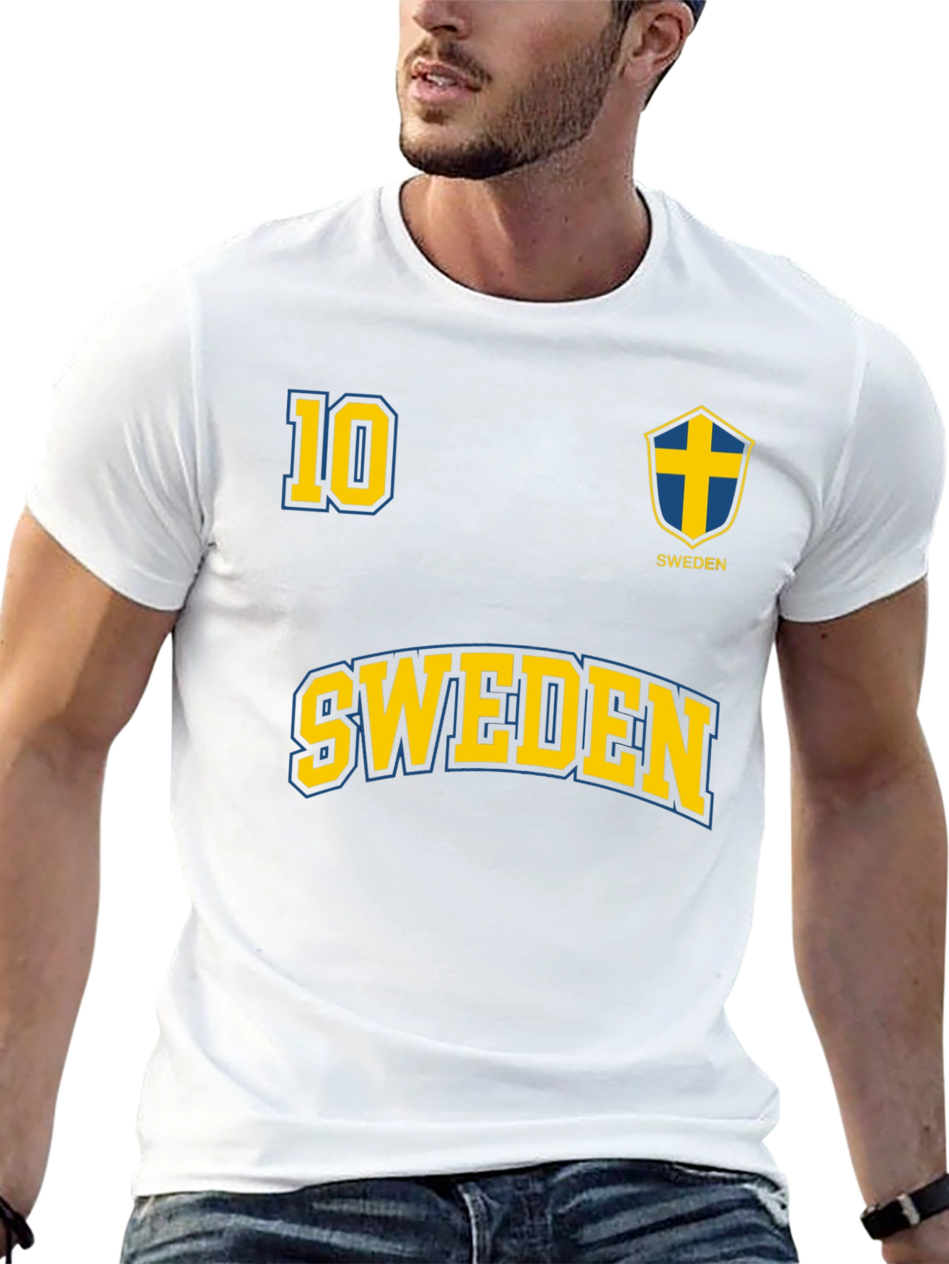 Sweden Soccer Jersey T-Shirt