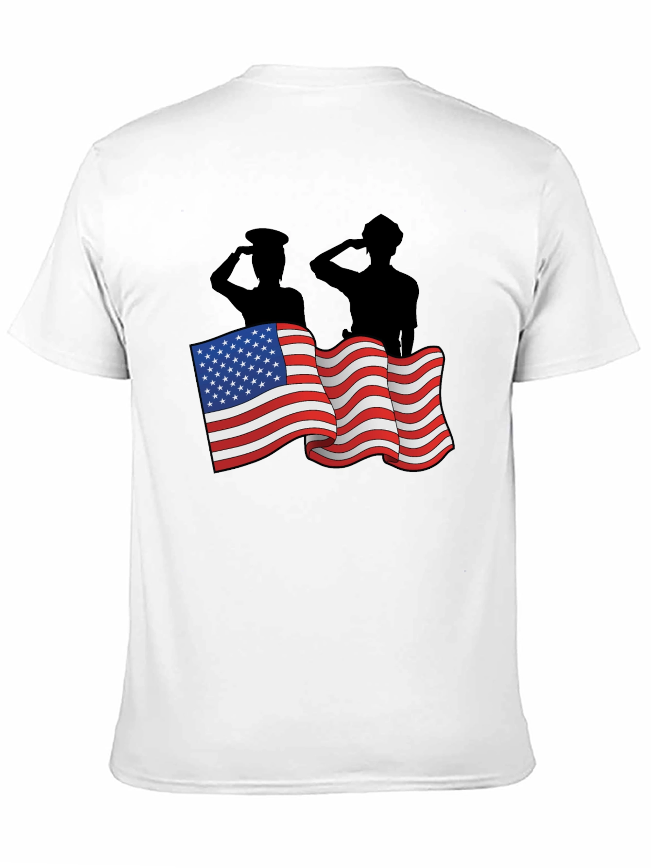 Patriotic Salute Graphic Tee