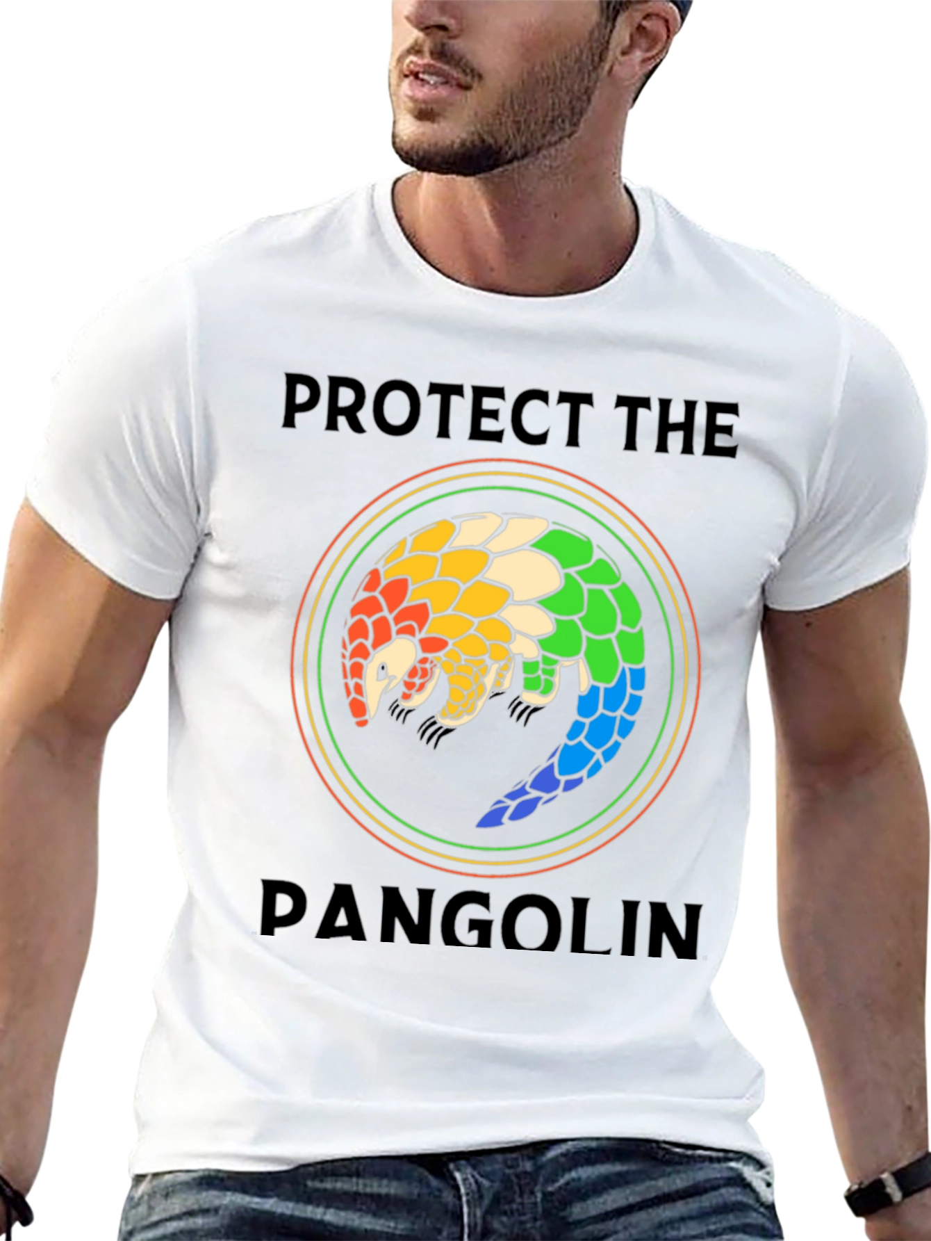 Protect the Pangolin T-Shirt - Wildlife Conservation Tee