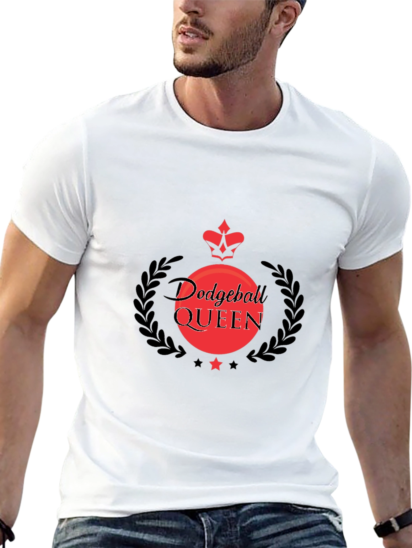 Dodgeball Queen Black T-Shirt