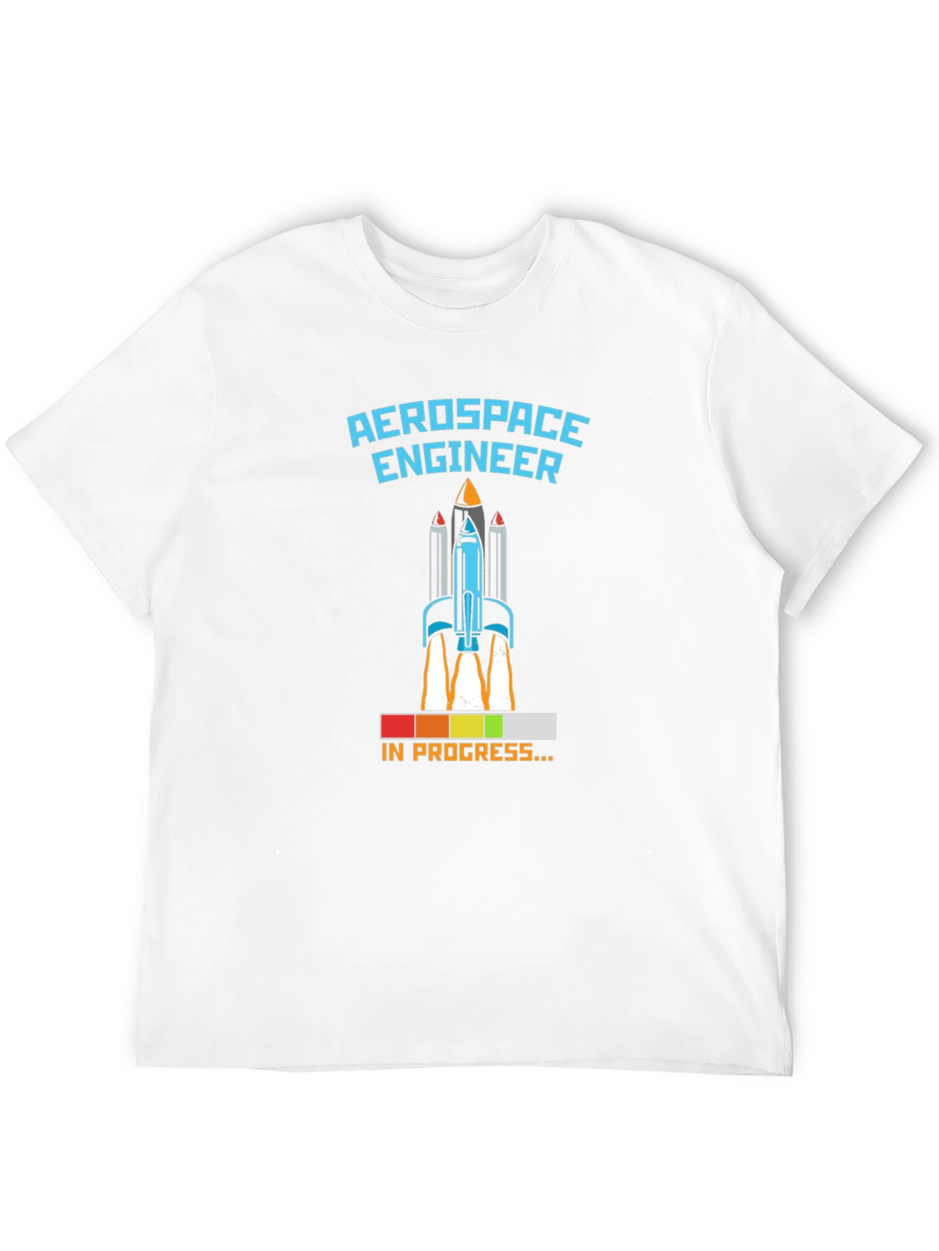 Aerospace Engineer Rocket Launch Mens T-Shirt