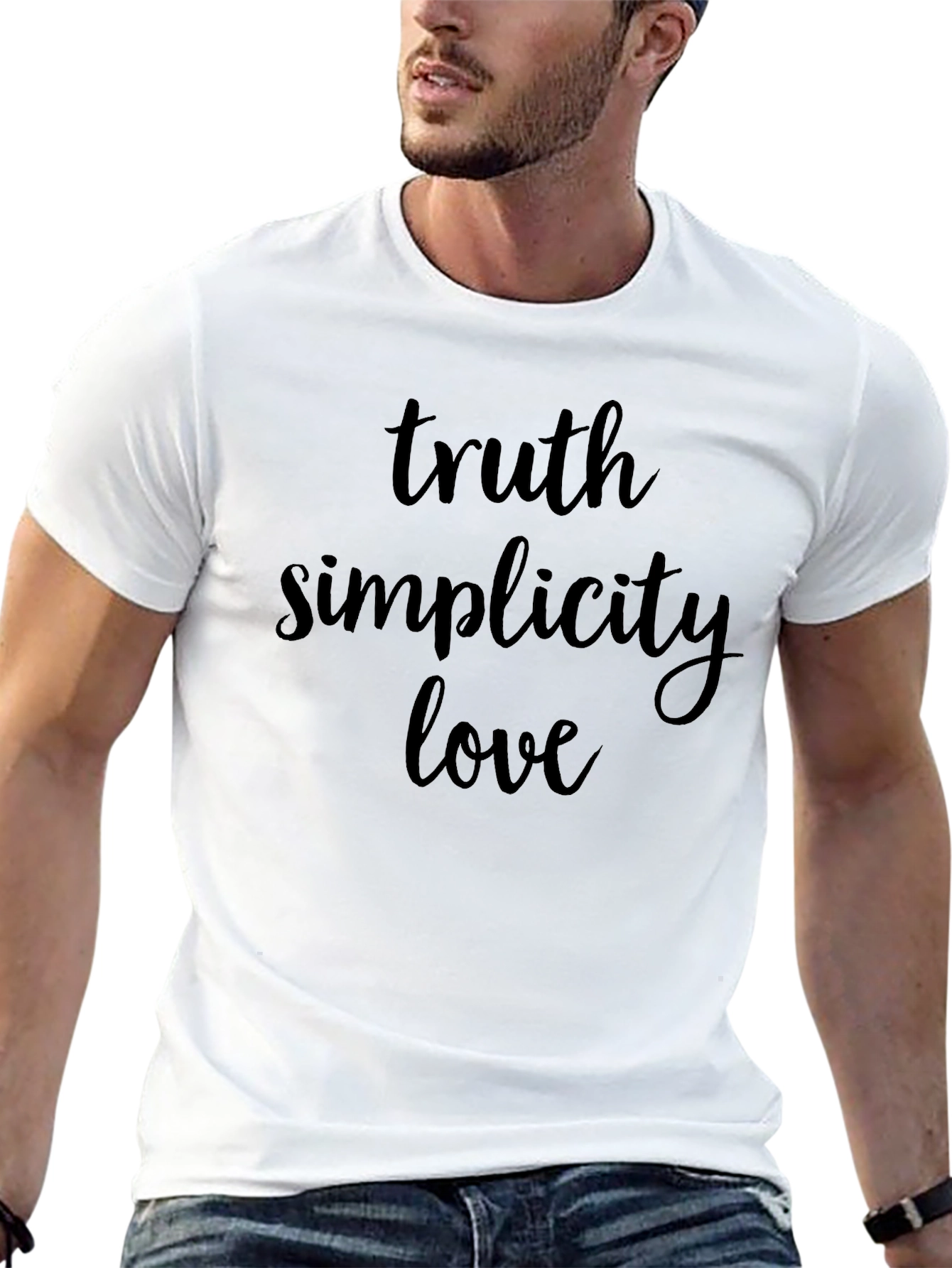Truth Simplicity Love Graphic Tee