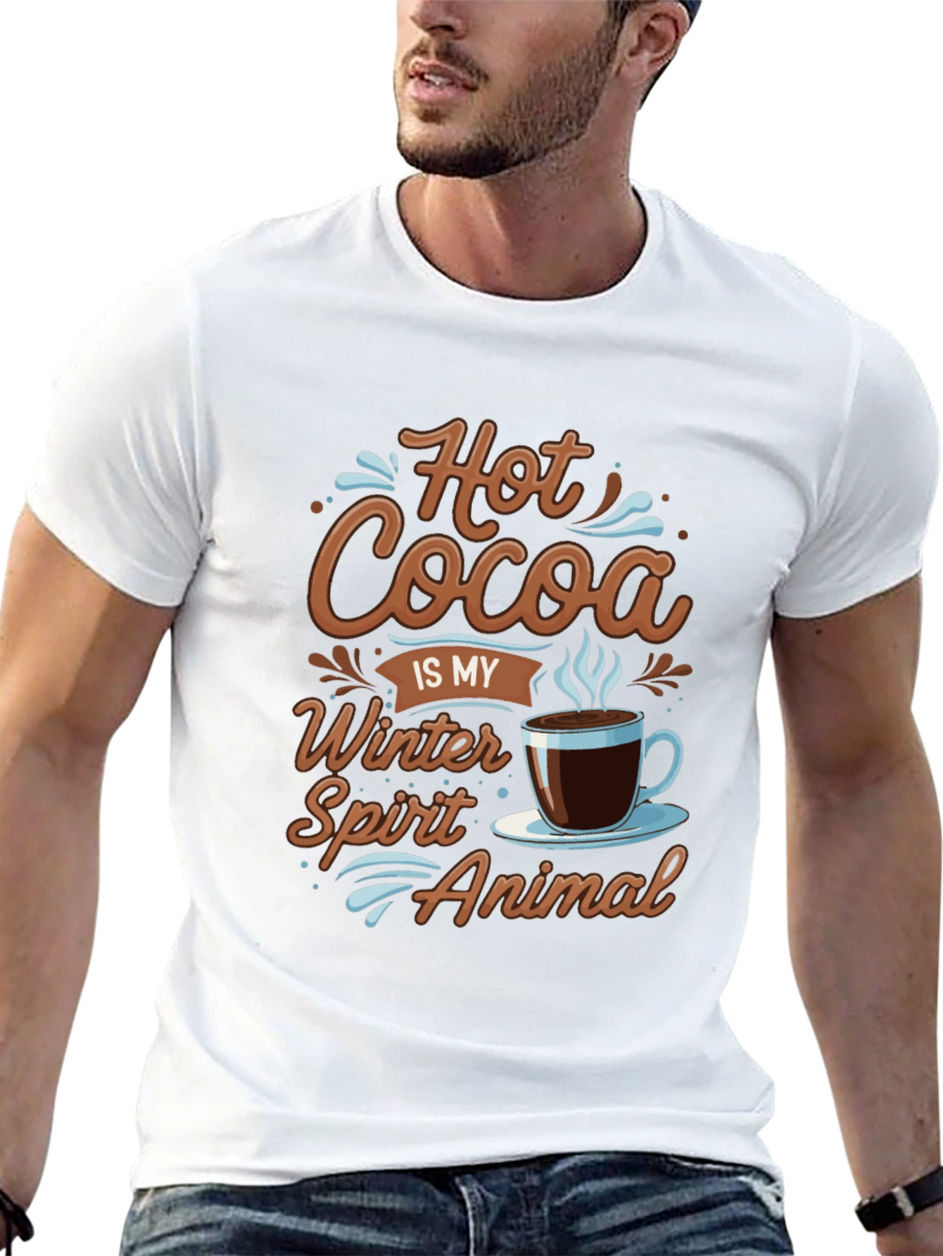 Hot Cocoa Winter Spirit T-Shirt