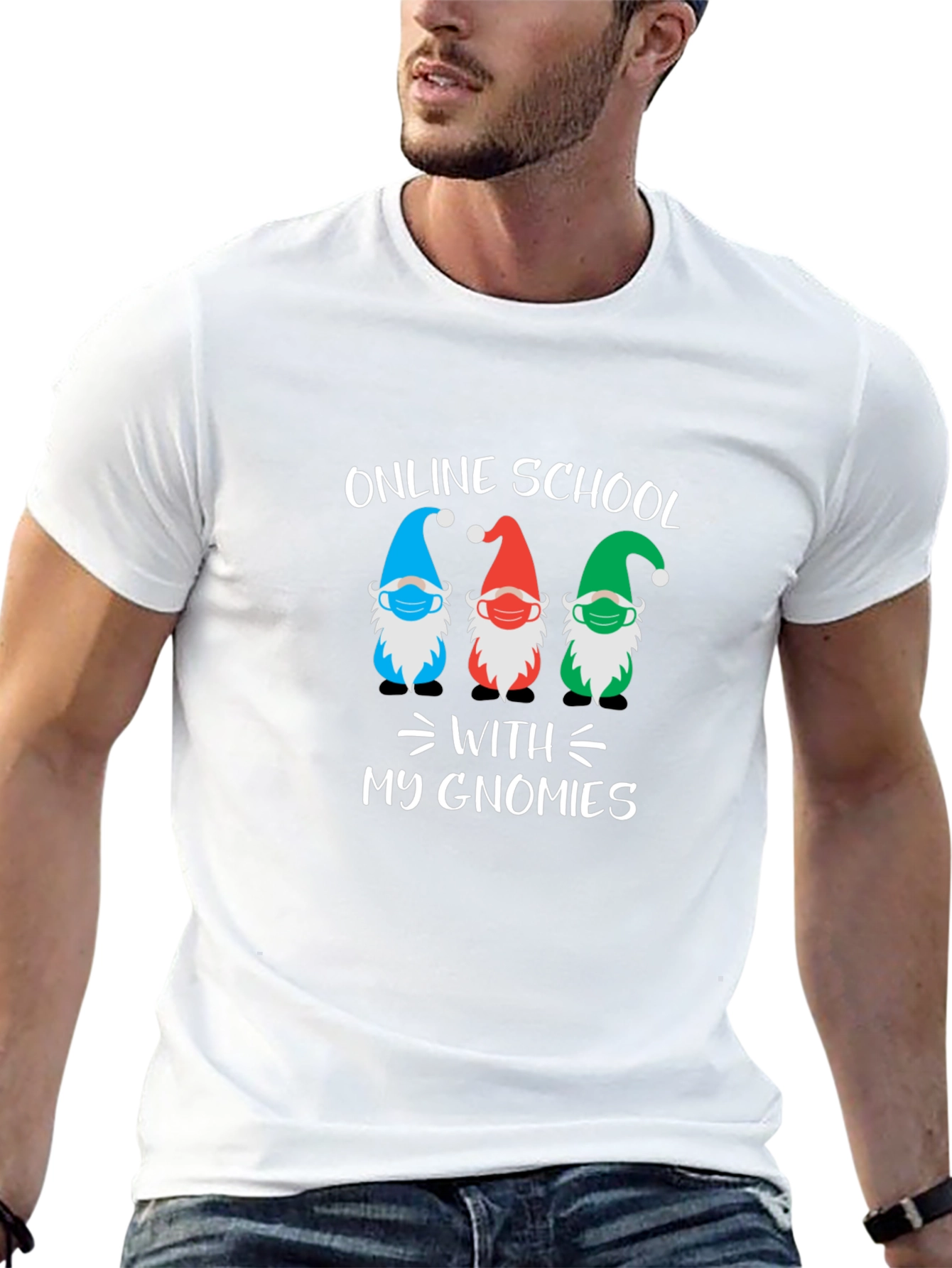 Online School With My Gnomies T-Shirt