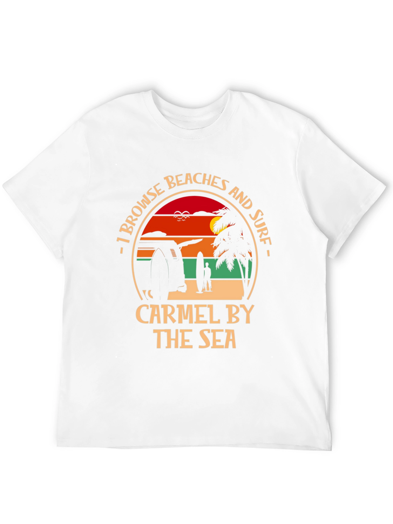 Carmel by the Sea Beach Surf T-Shirt