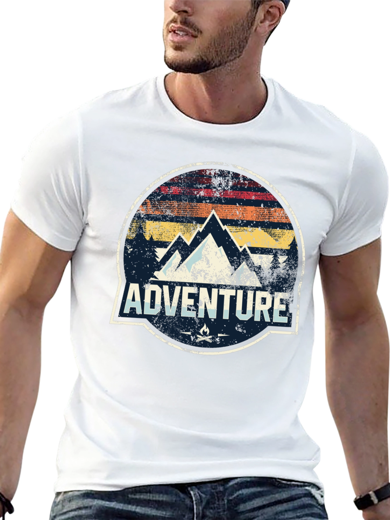Adventure Mountain Graphic Tee - Explore Outdoors
