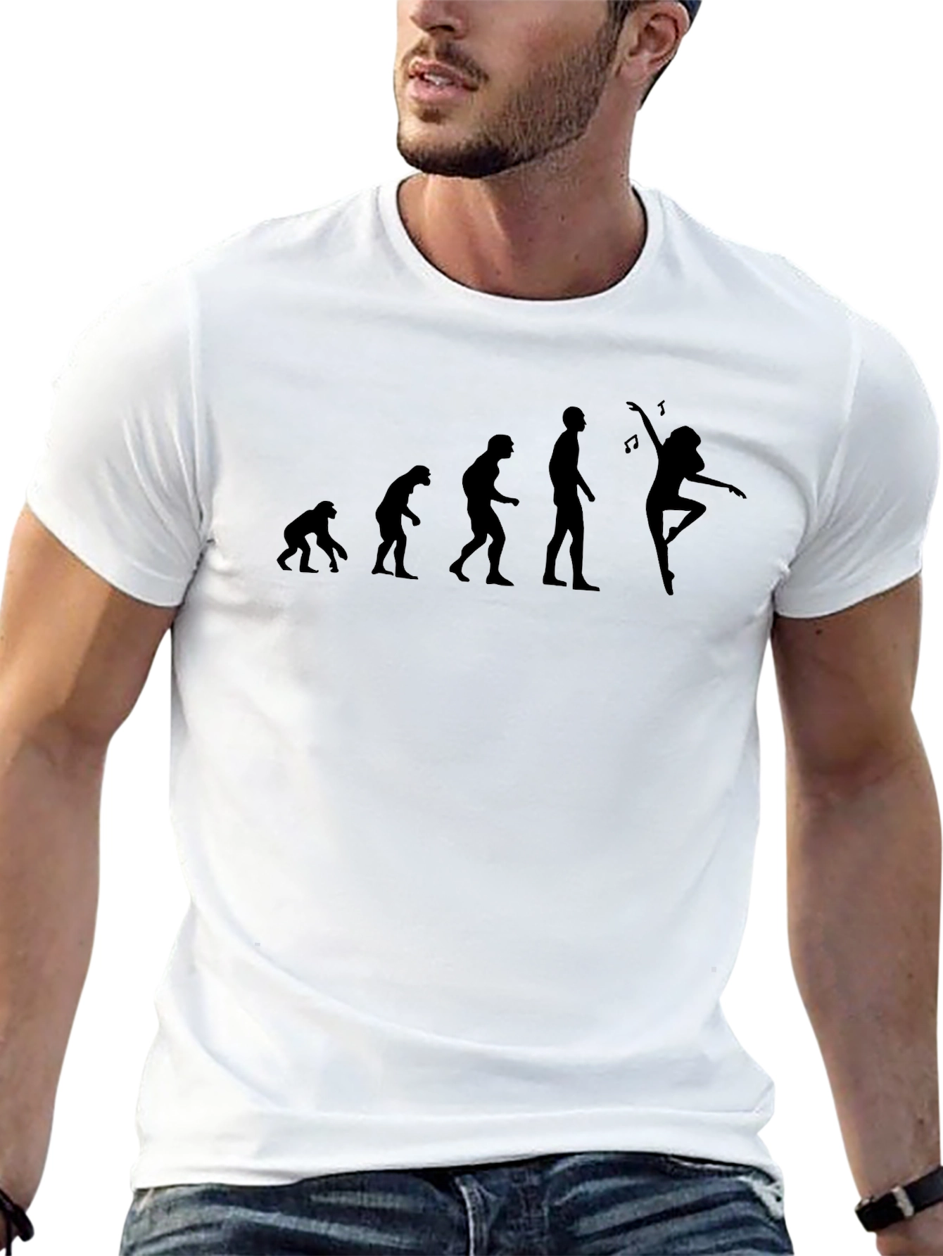 Evolution of Dance T-Shirt - Black Cotton Tee
