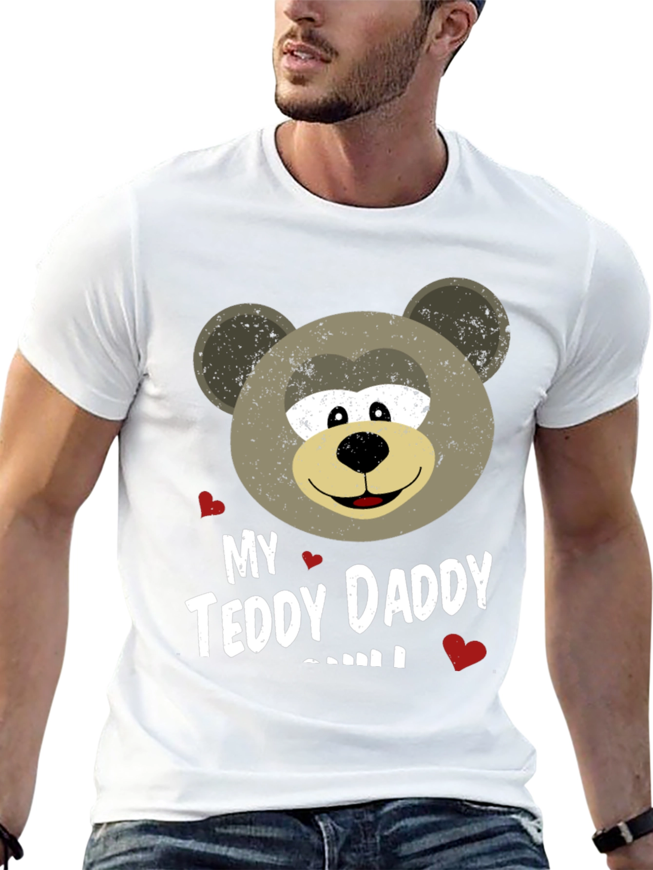 My Teddy Daddy T-Shirt - Cute Bear Graphic Tee