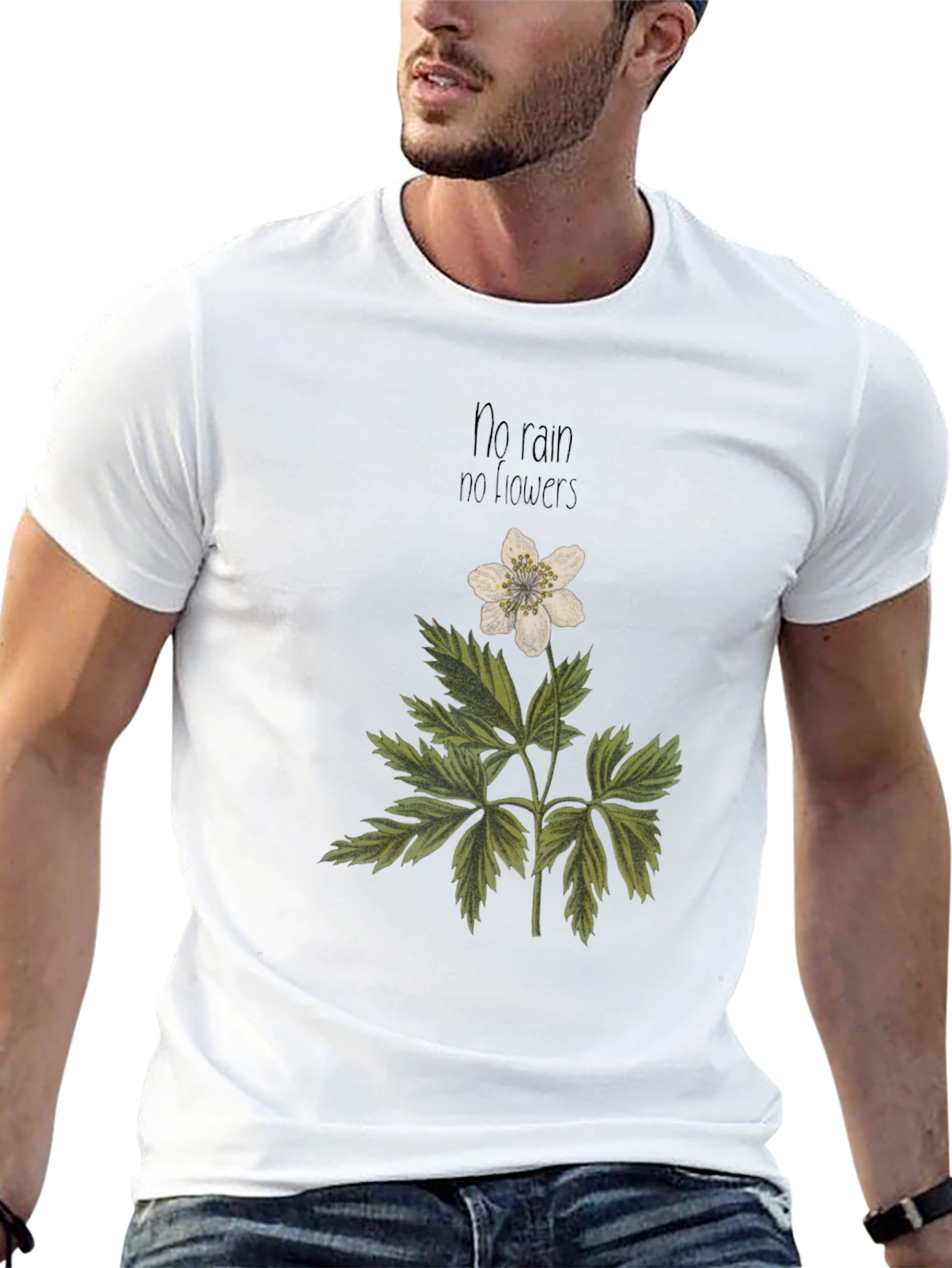 No Rain No Flowers Graphic T-Shirt