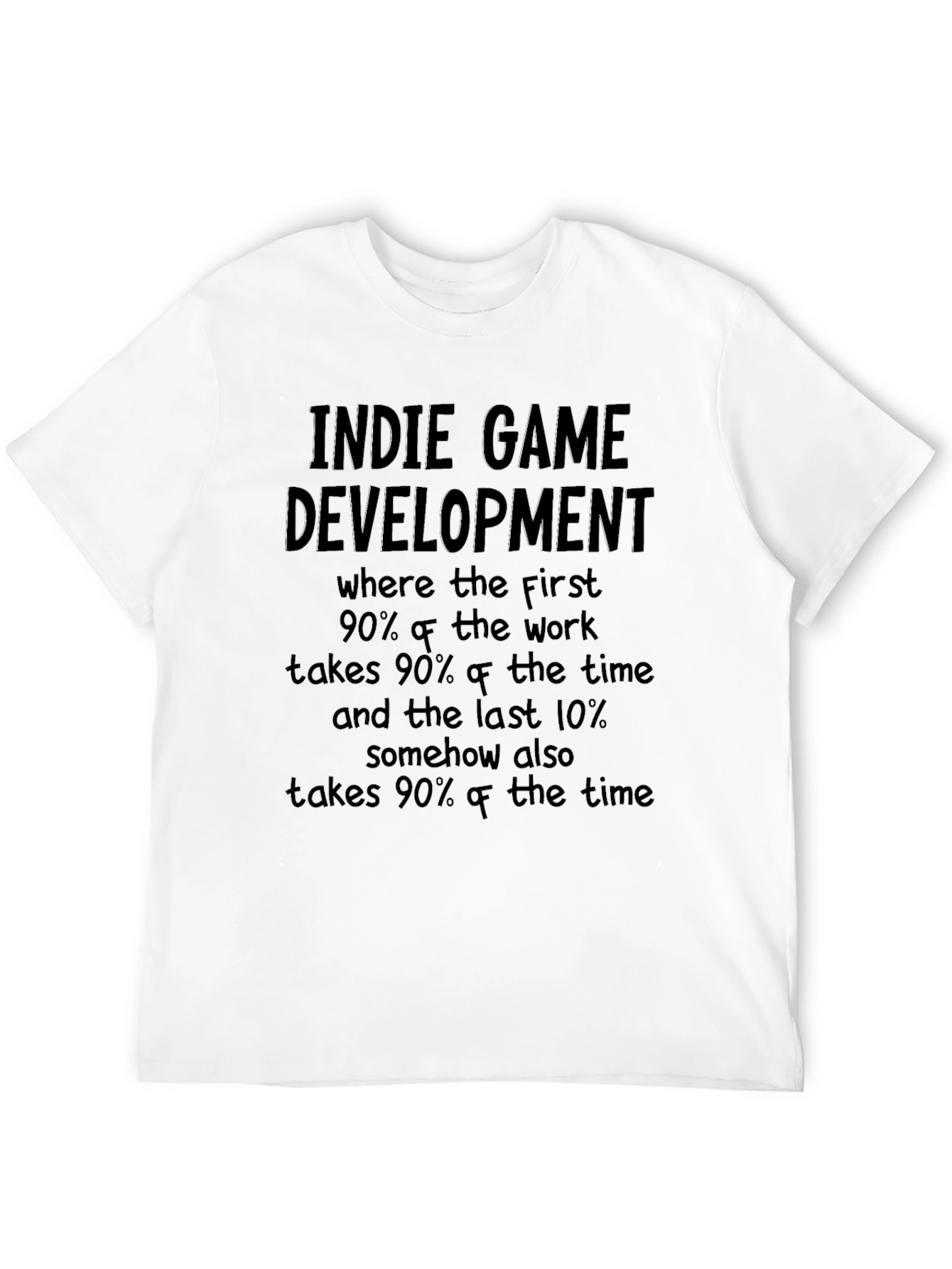 Indie Game Development Black T-Shirt