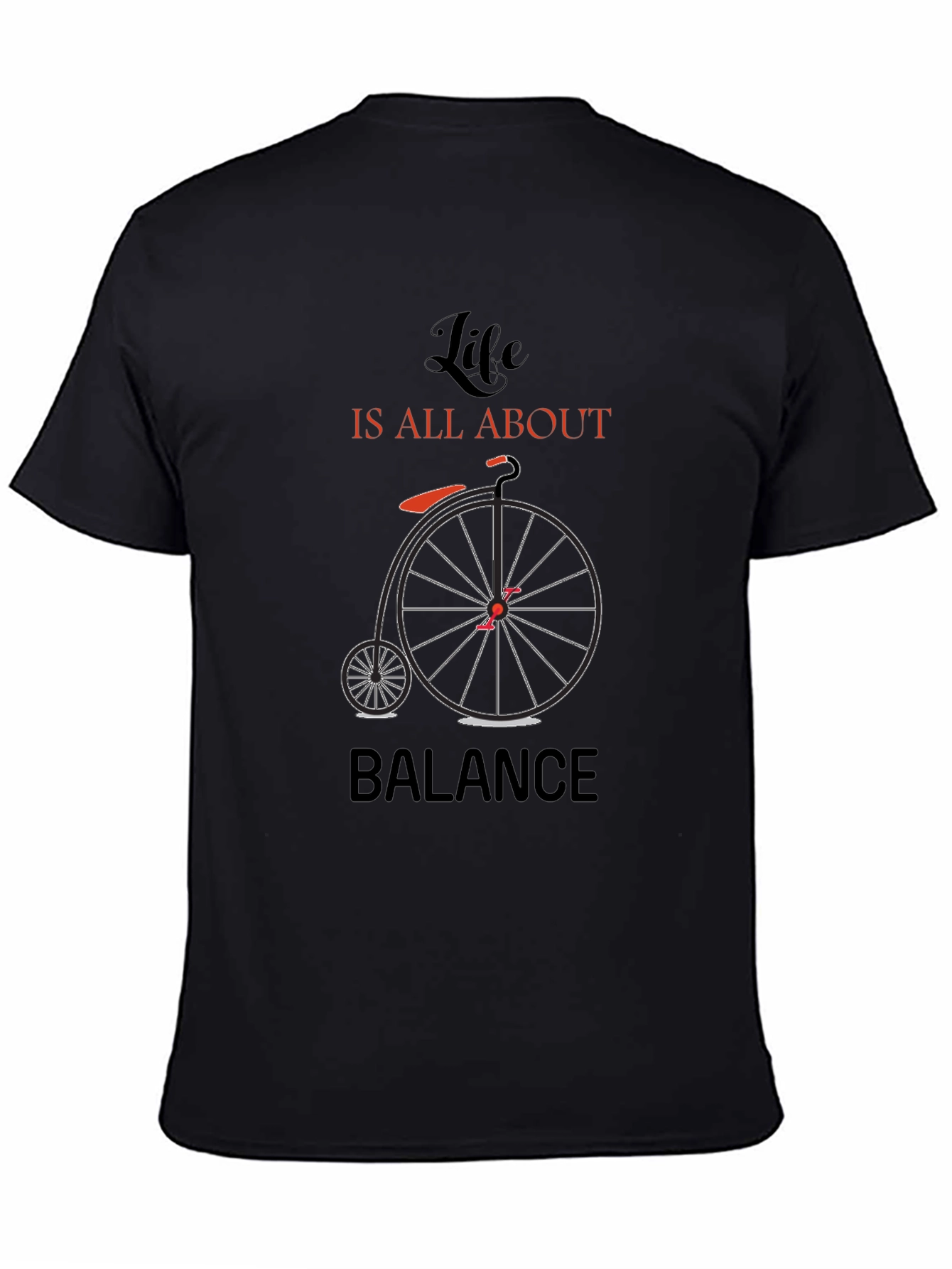 Life is All About Balance Mens Graphic Tee