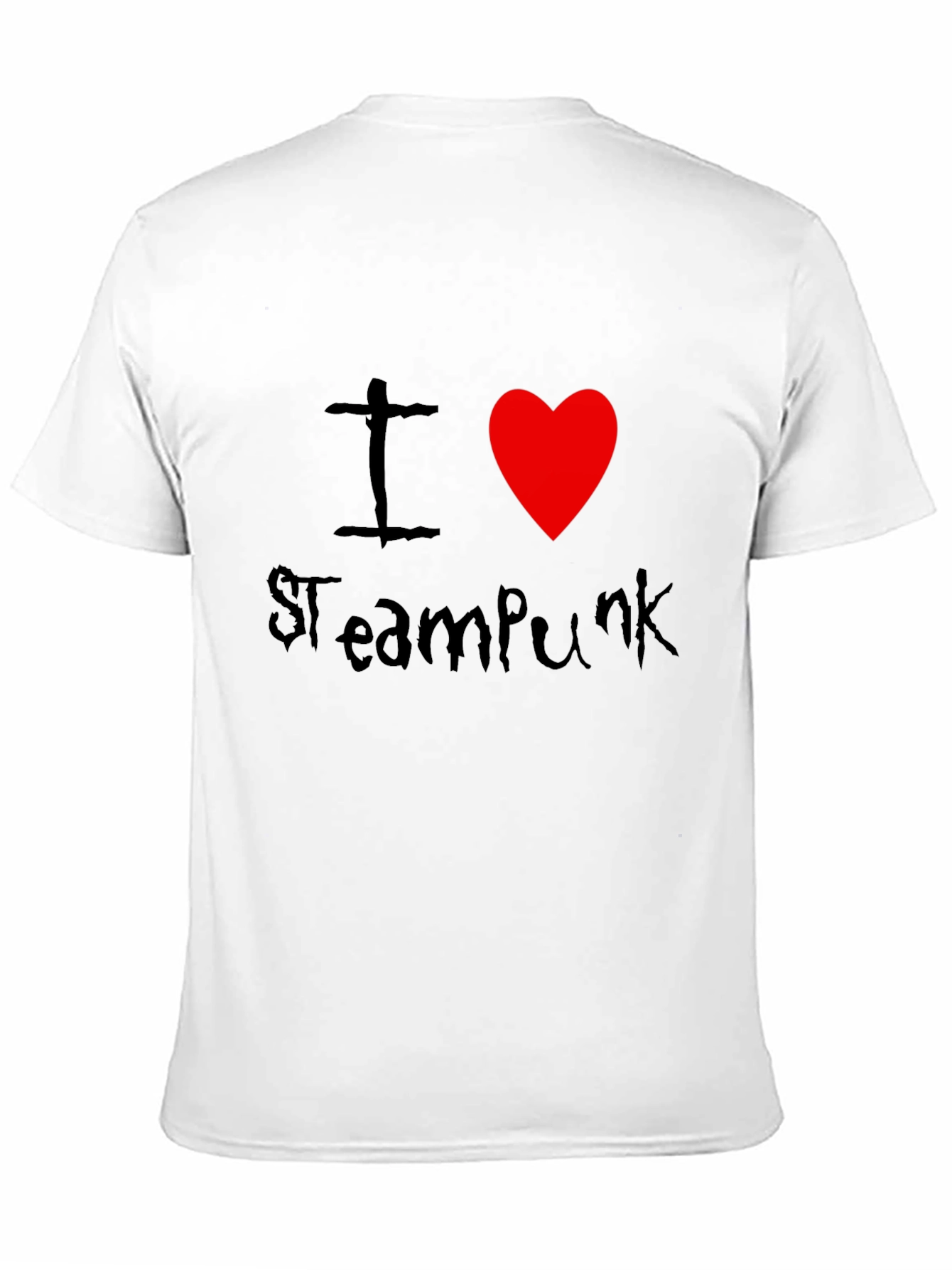 I Heart Steampunk Black T-Shirt