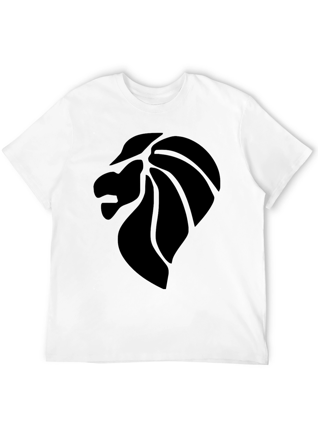 Lion Graphic Tee - Bold Black T-Shirt