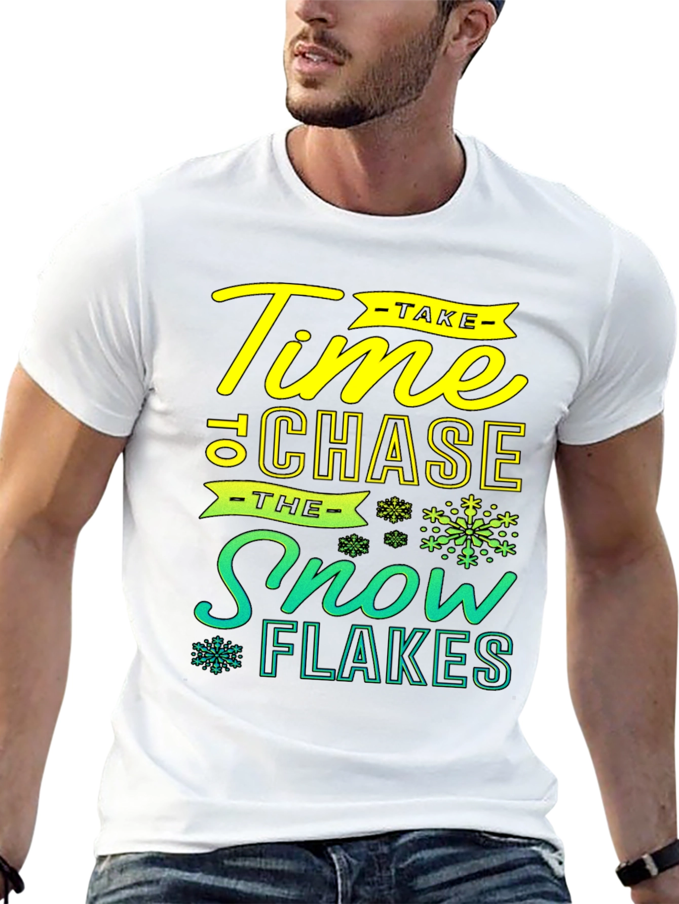Time To Chase Snowflakes Graphic T-Shirt