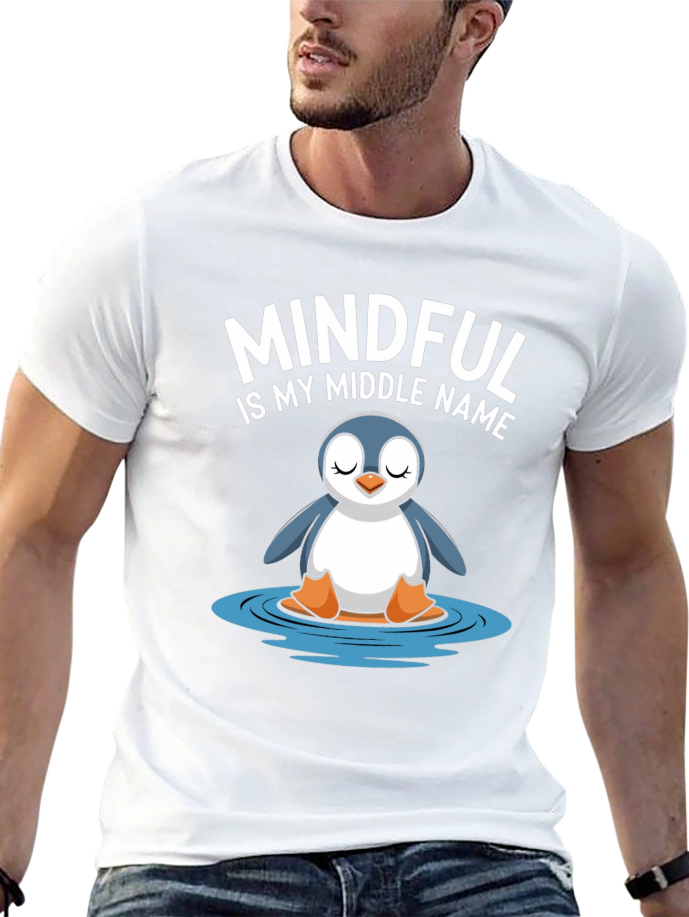 Mindful Penguin T-Shirt