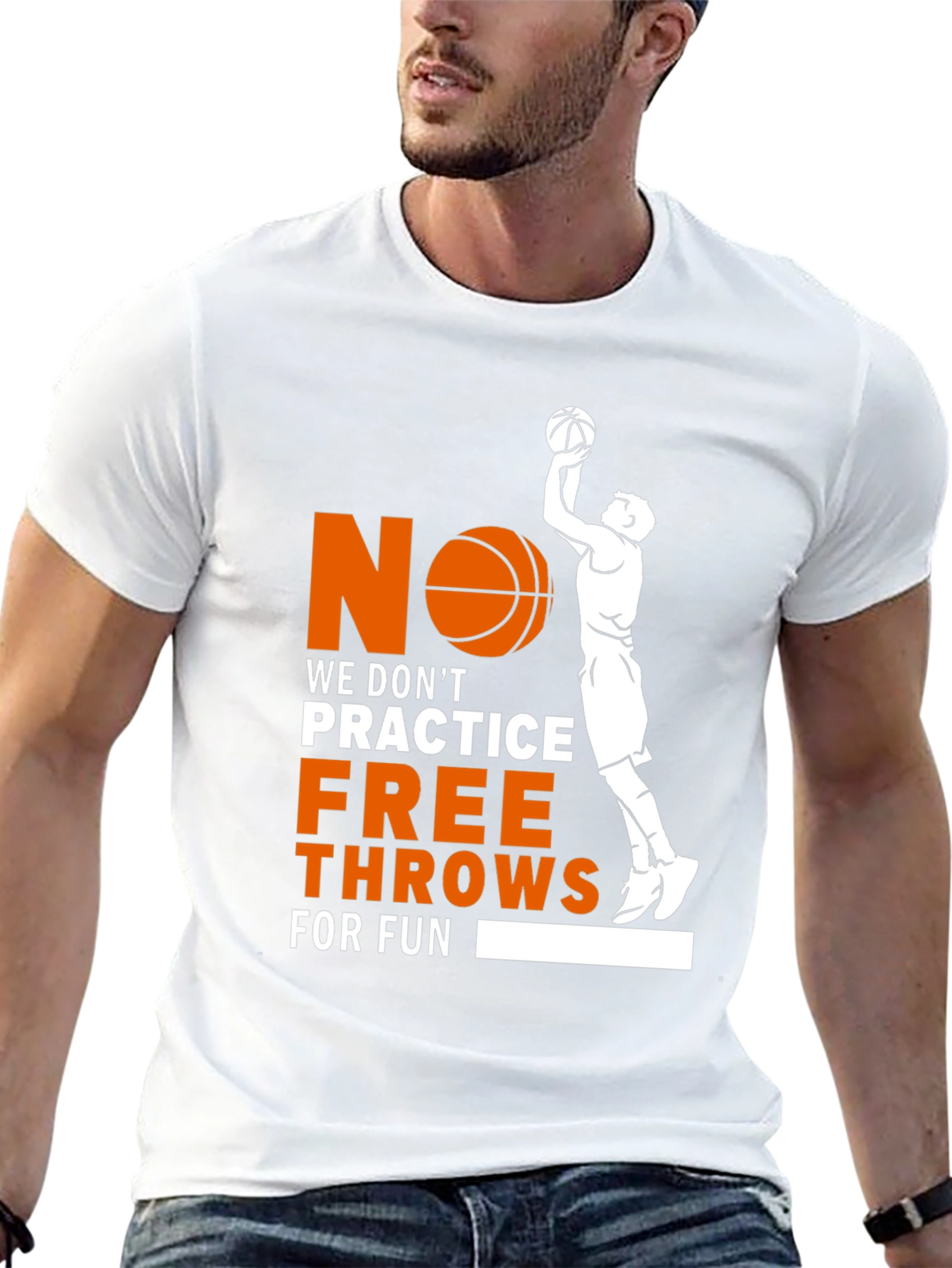 Basketball Free Throws Graphic T-Shirt