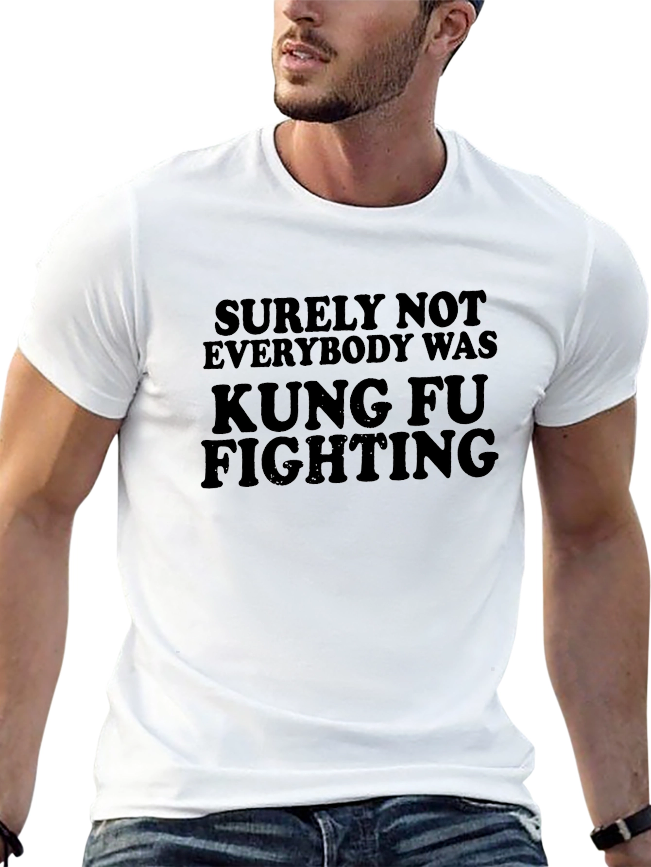 Kung Fu Fighting Graphic Tee - Soft Cotton