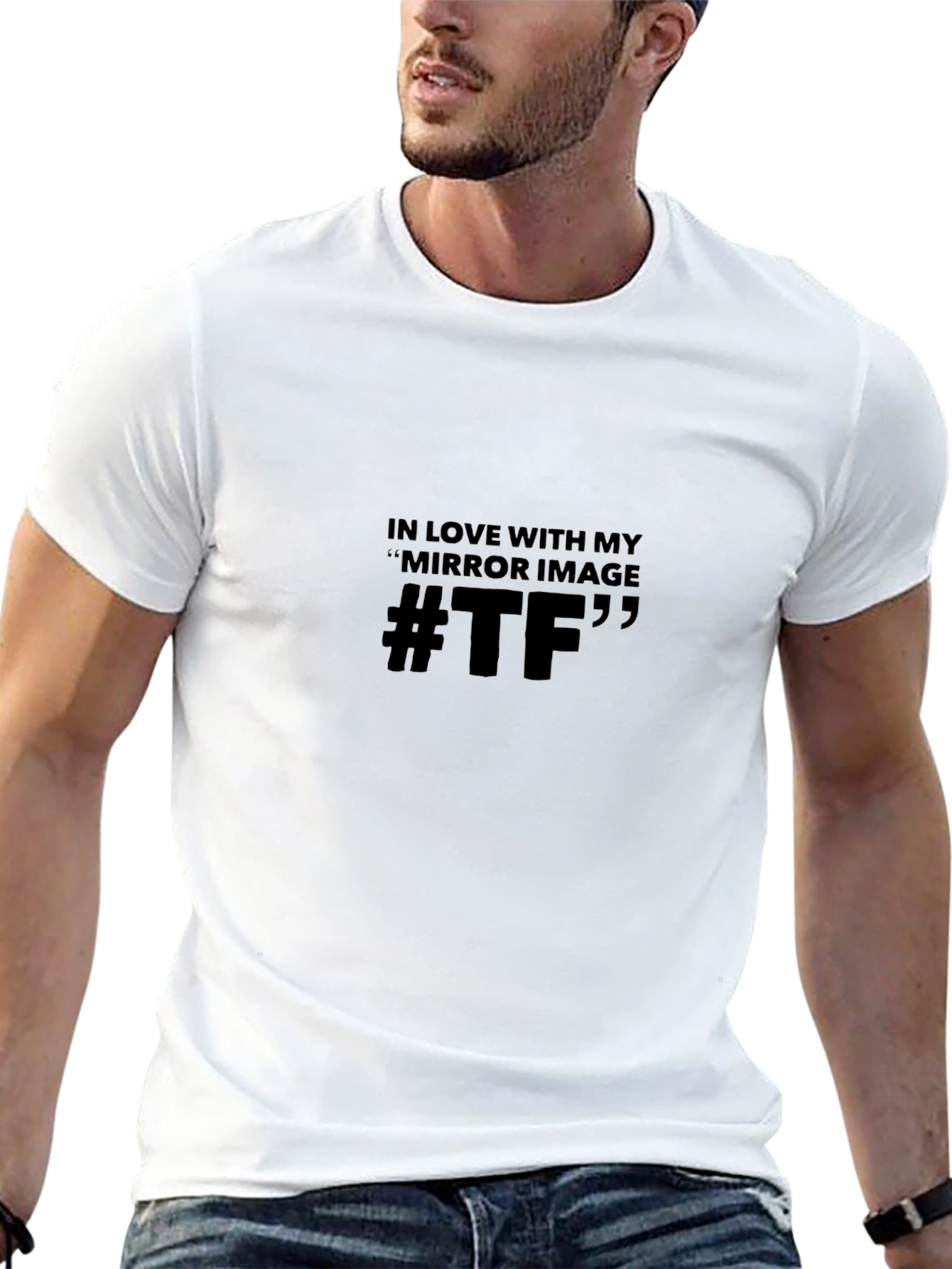 Mirror Image Graphic Tee - Black