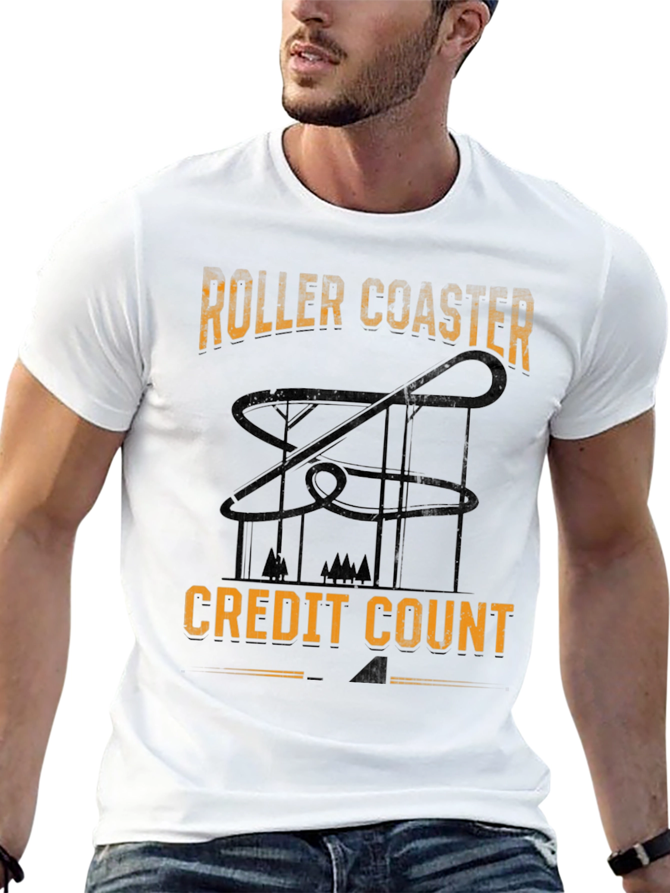Roller Coaster Credit Count T-Shirt